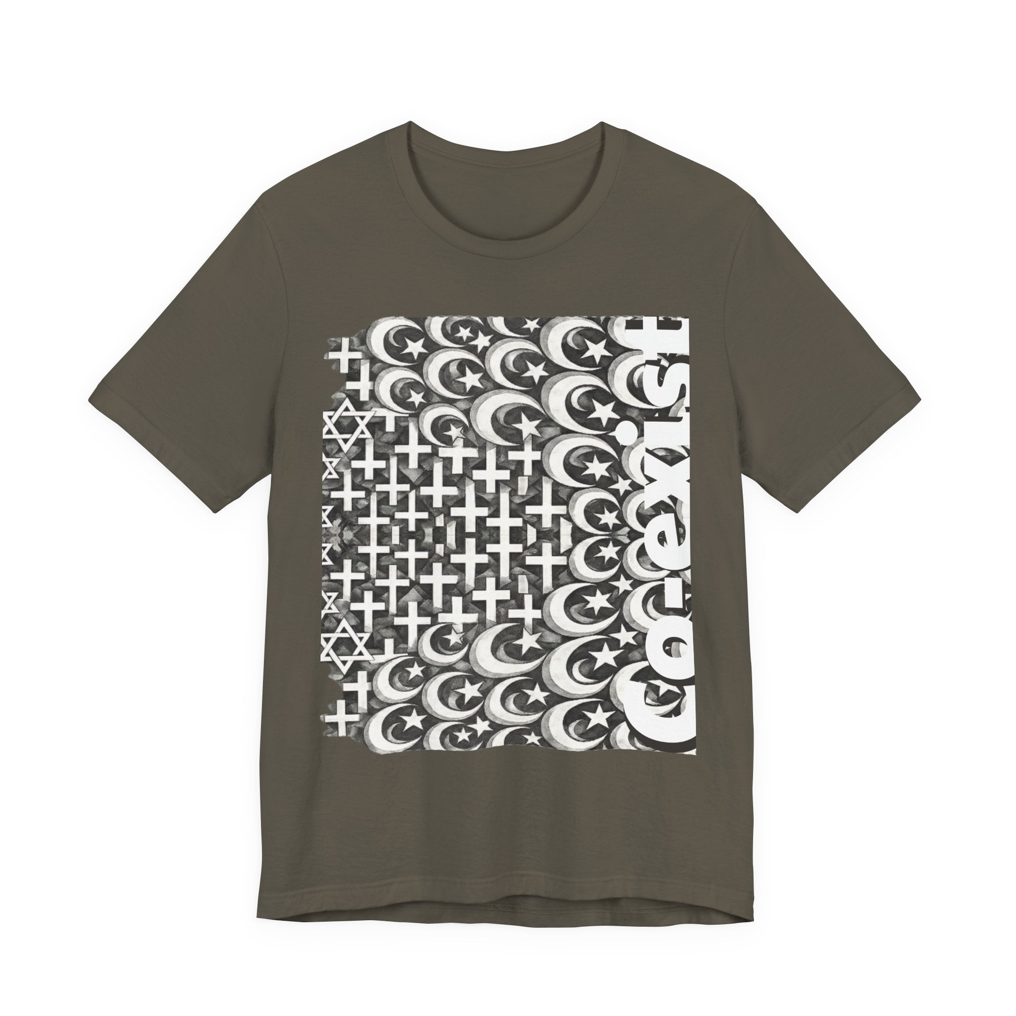 Wear Peace: Coexist Religious Tolerance & Diversity Tee