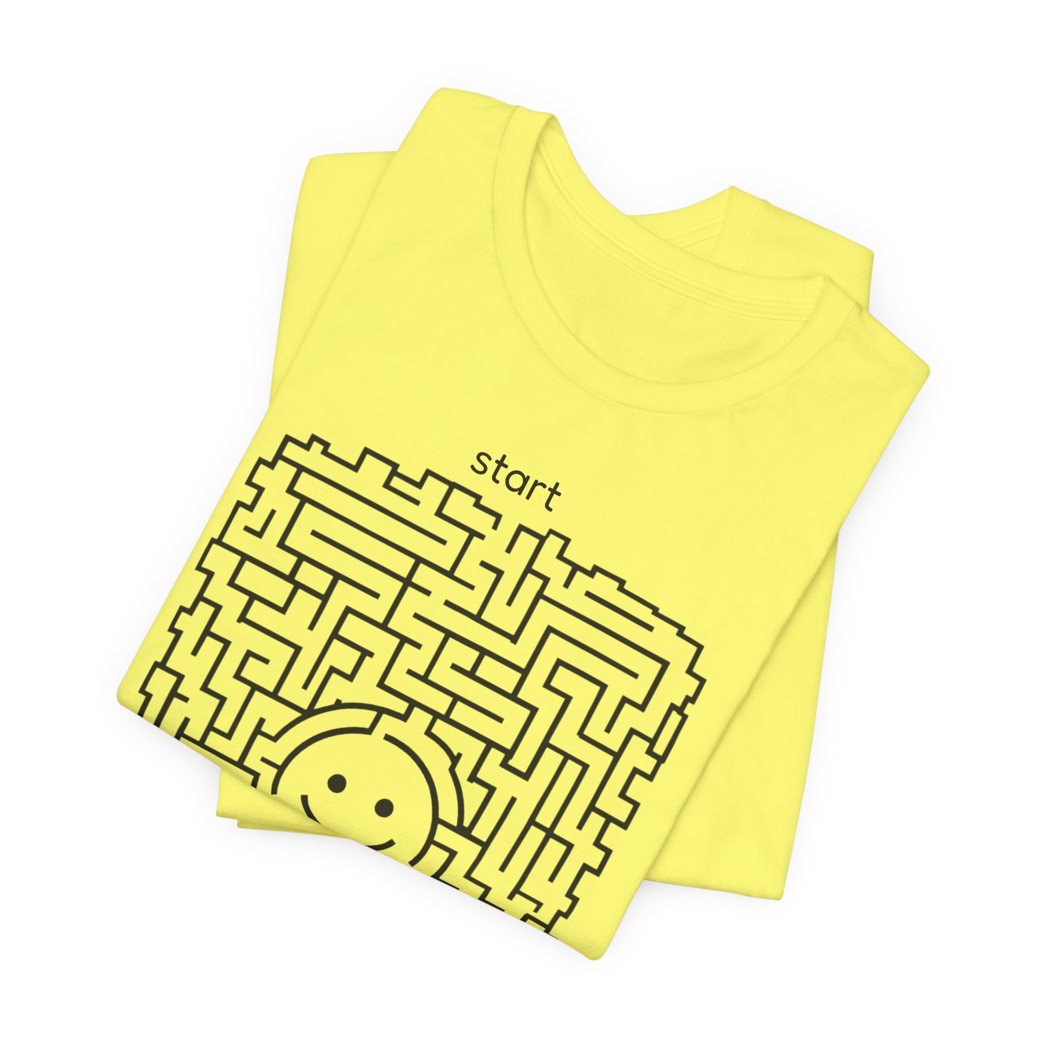 The "Pursuit of Happiness" Unsolvable Maze Tee | Funny Nihilist Graphic Shirt