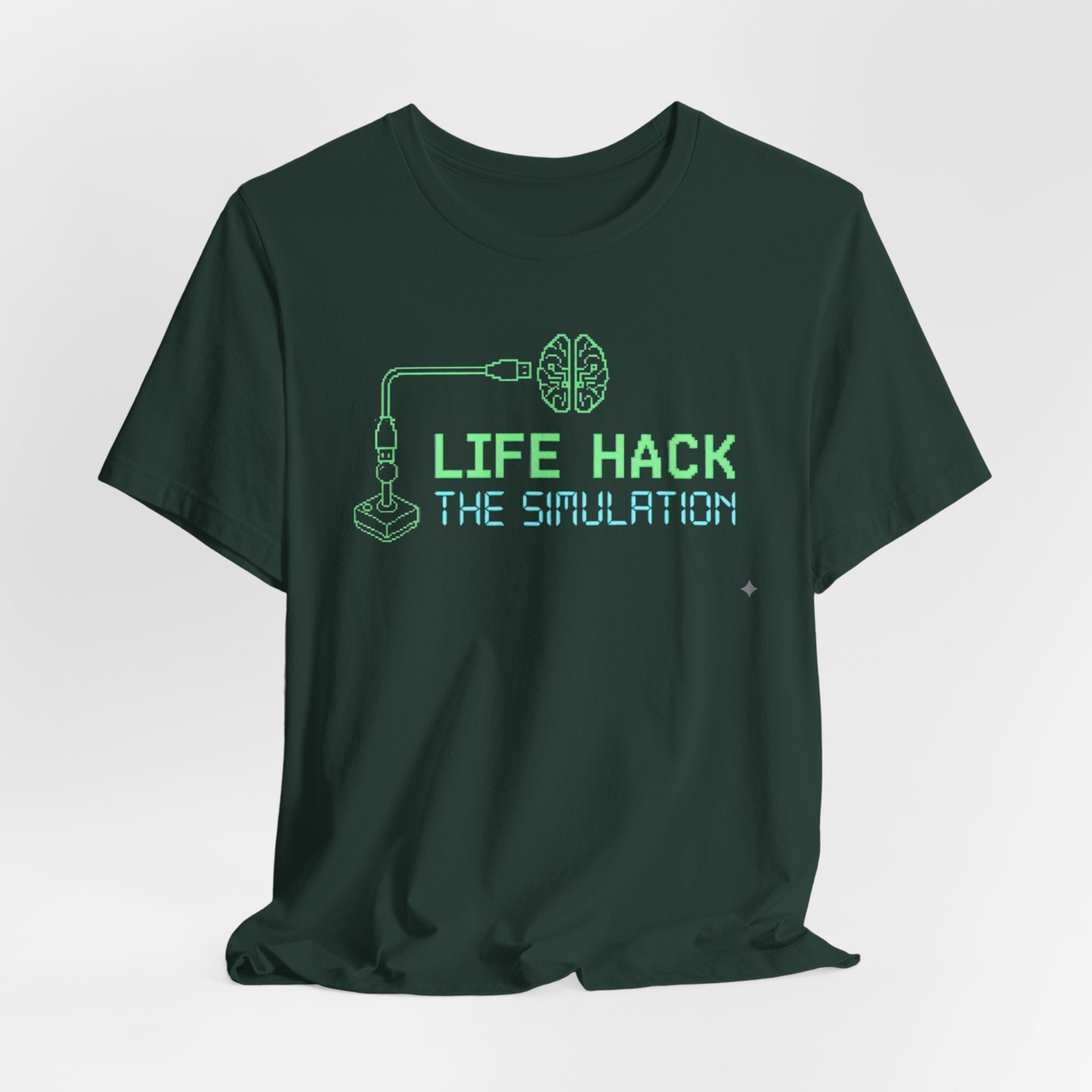 Life-hack the simulation t-shirt