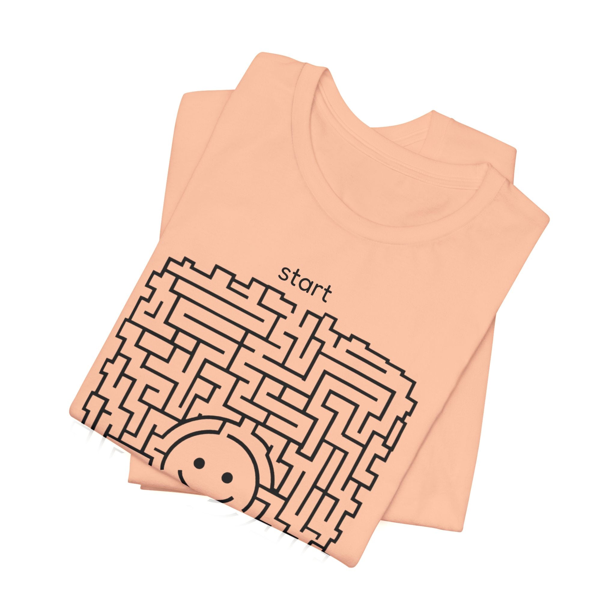 The "Pursuit of Happiness" Unsolvable Maze Tee | Funny Nihilist Graphic Shirt