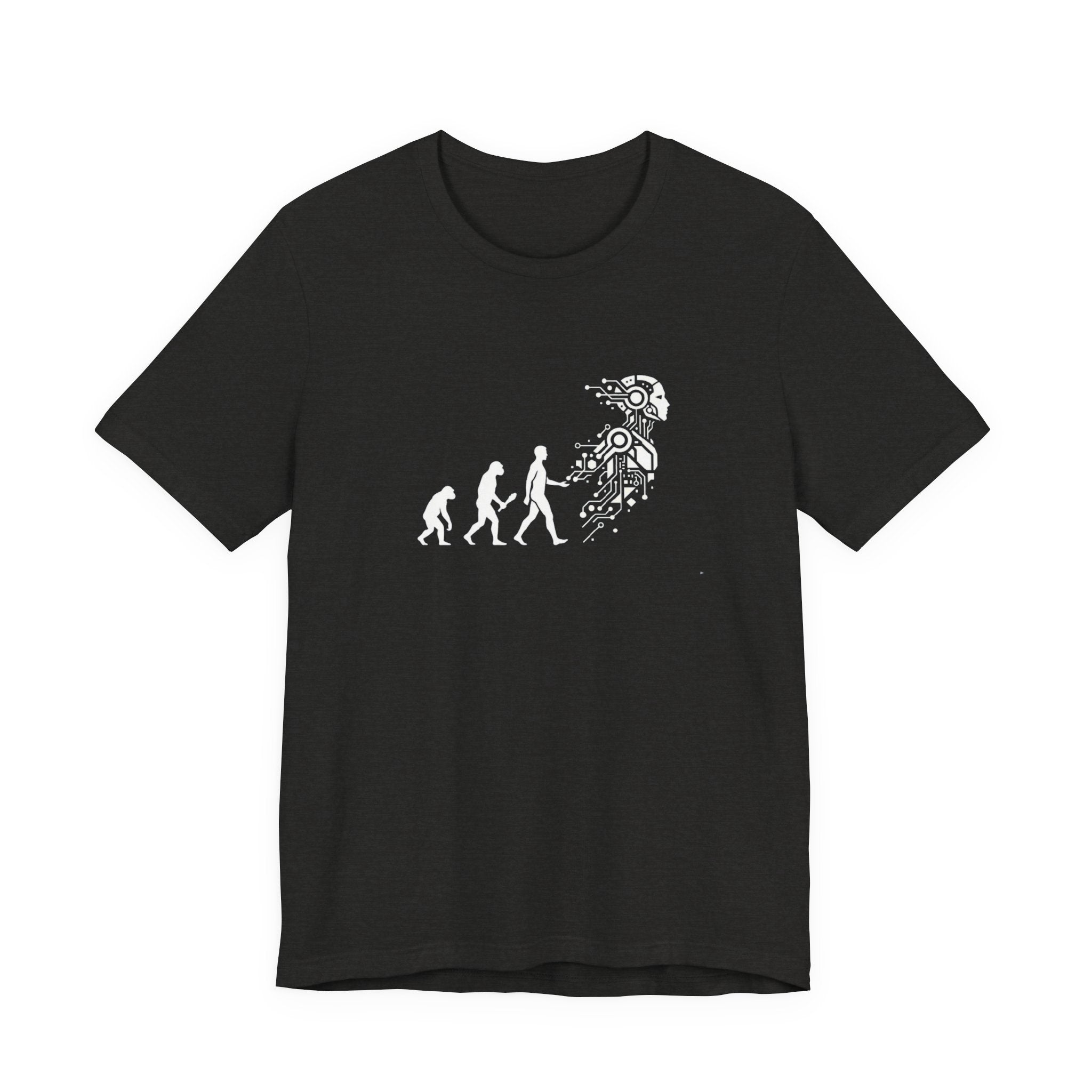 AI Evolution T-Shirt — From Ape to Algorithm