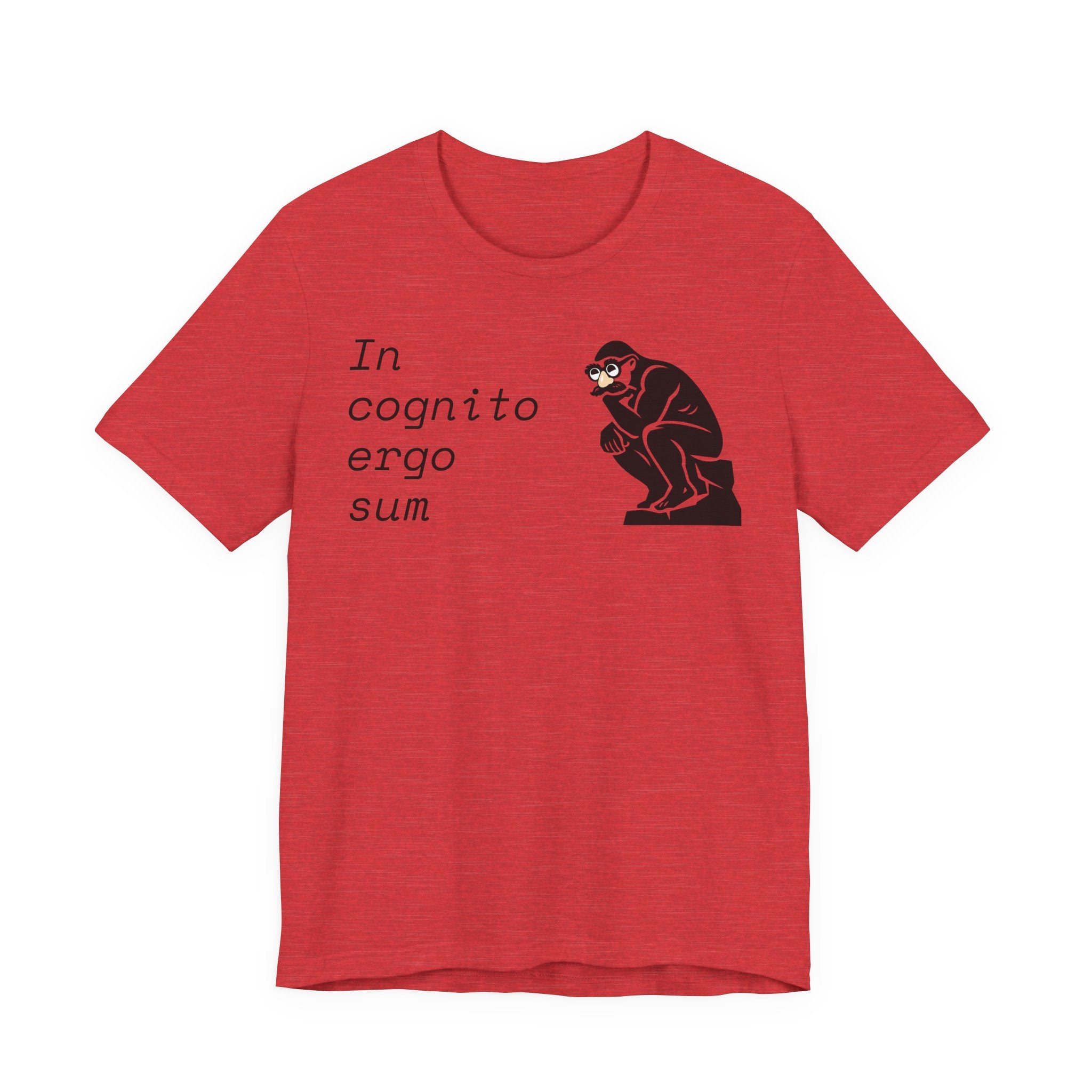 In Cognito Ergo Sum – Minimalist Philosophy T-Shirt