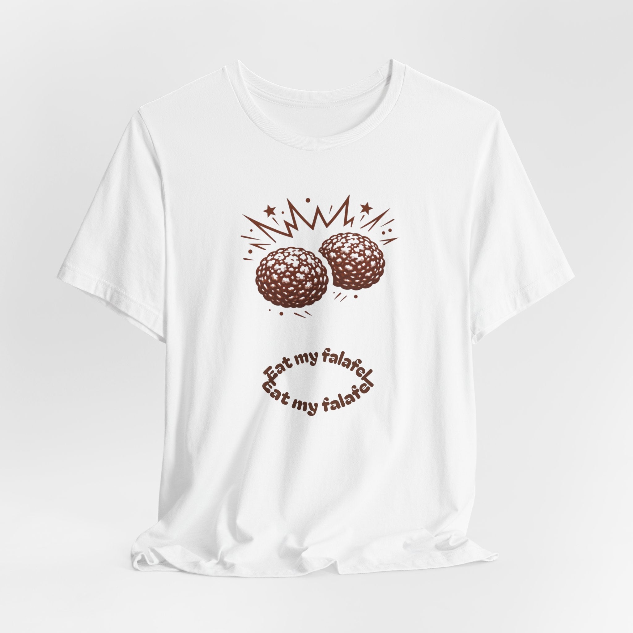 Eat My Falafel Graphic Tee | Sarcastic Middle Eastern Food Shirt | Edgy Humor