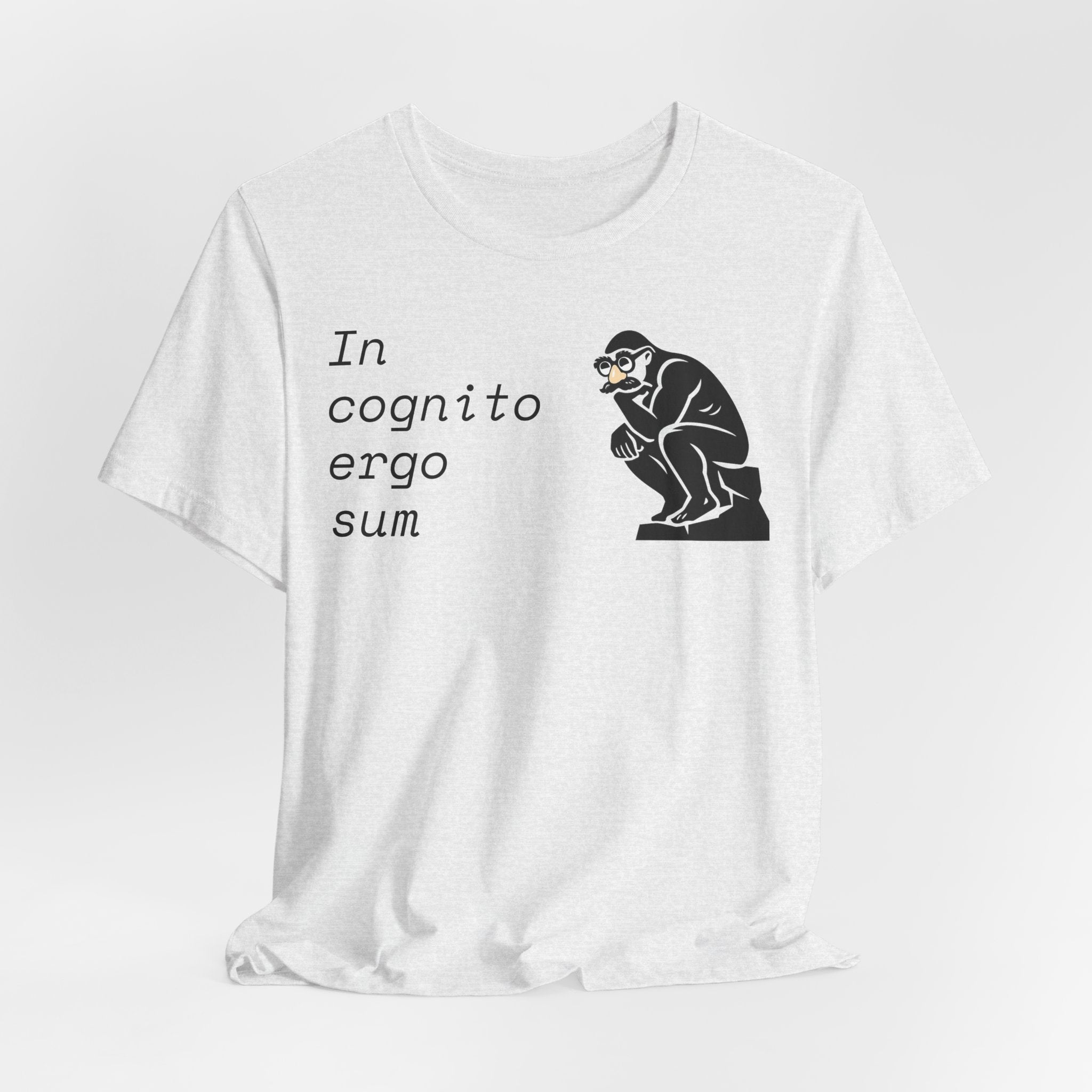 In Cognito Ergo Sum – Minimalist Philosophy T-Shirt