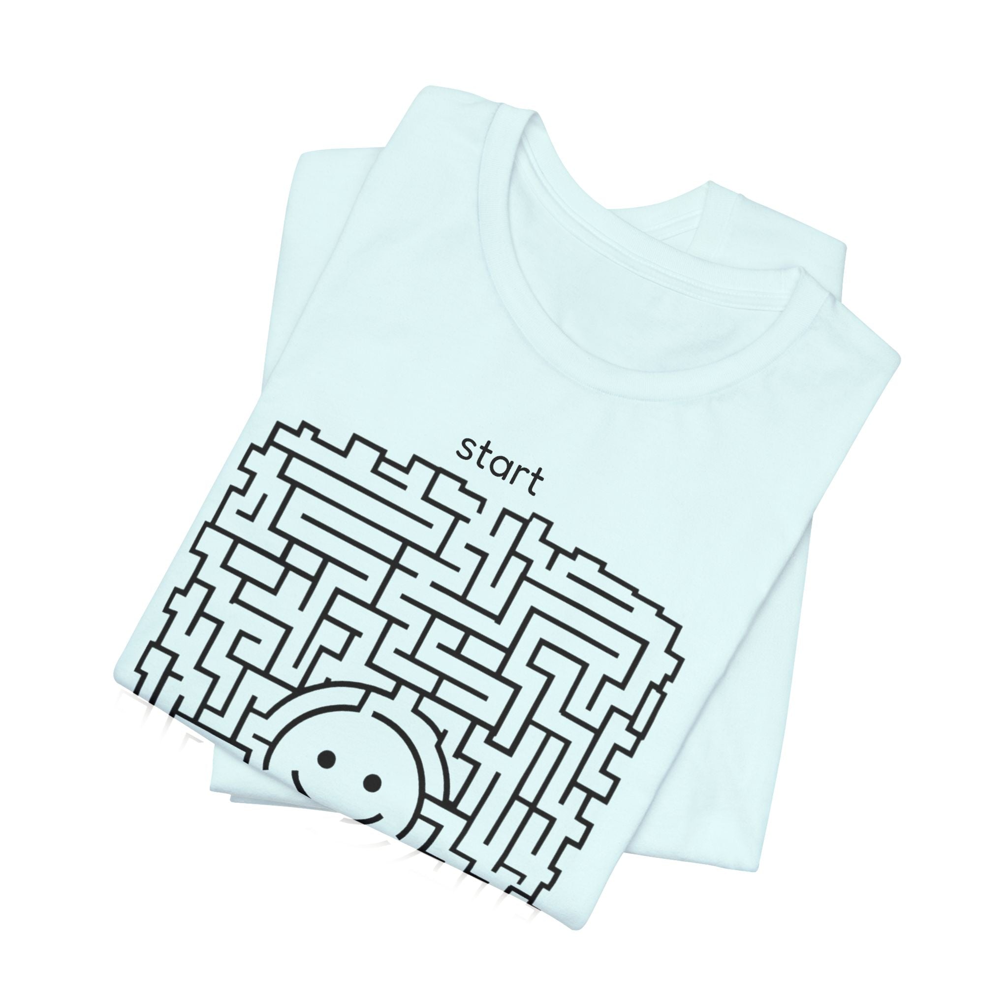 The "Pursuit of Happiness" Unsolvable Maze Tee | Funny Nihilist Graphic Shirt