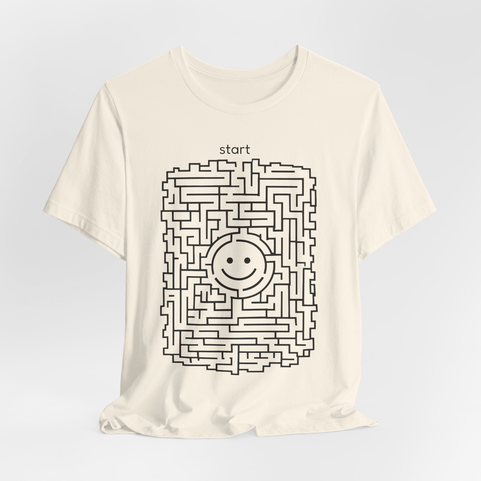 The "Pursuit of Happiness" Unsolvable Maze Tee | Funny Nihilist Graphic Shirt