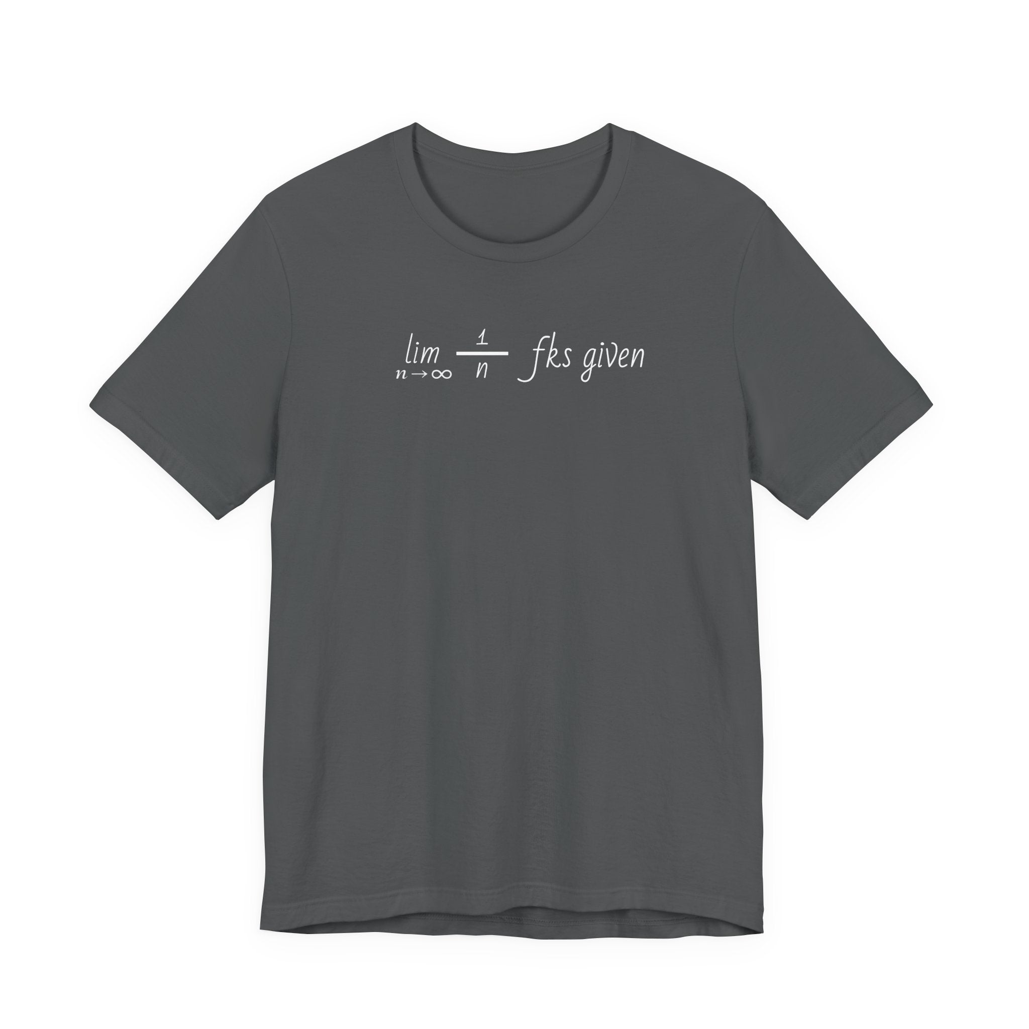 "Zero Fks Given" Limit Equation T-Shirt | Shirts for bad*ss nerds