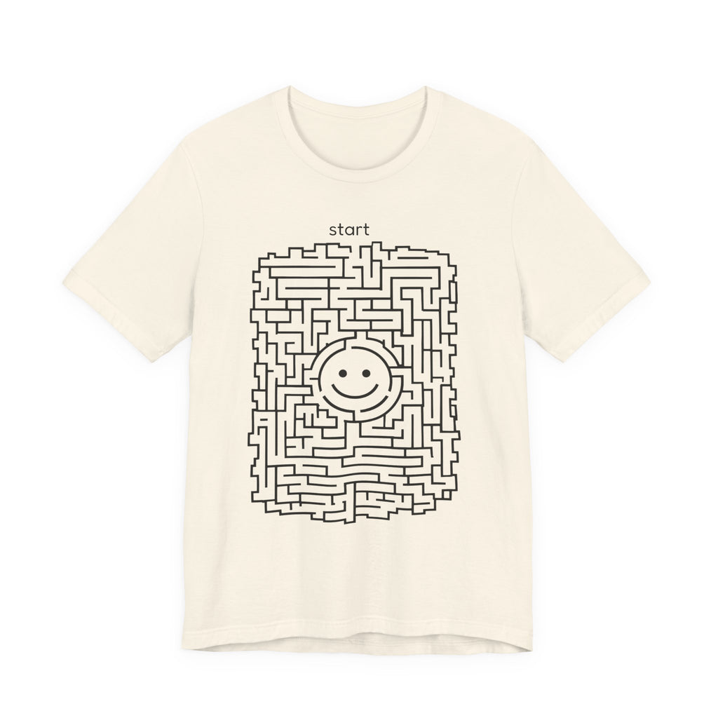The "Pursuit of Happiness" Unsolvable Maze Tee | Funny Nihilist Graphic Shirt