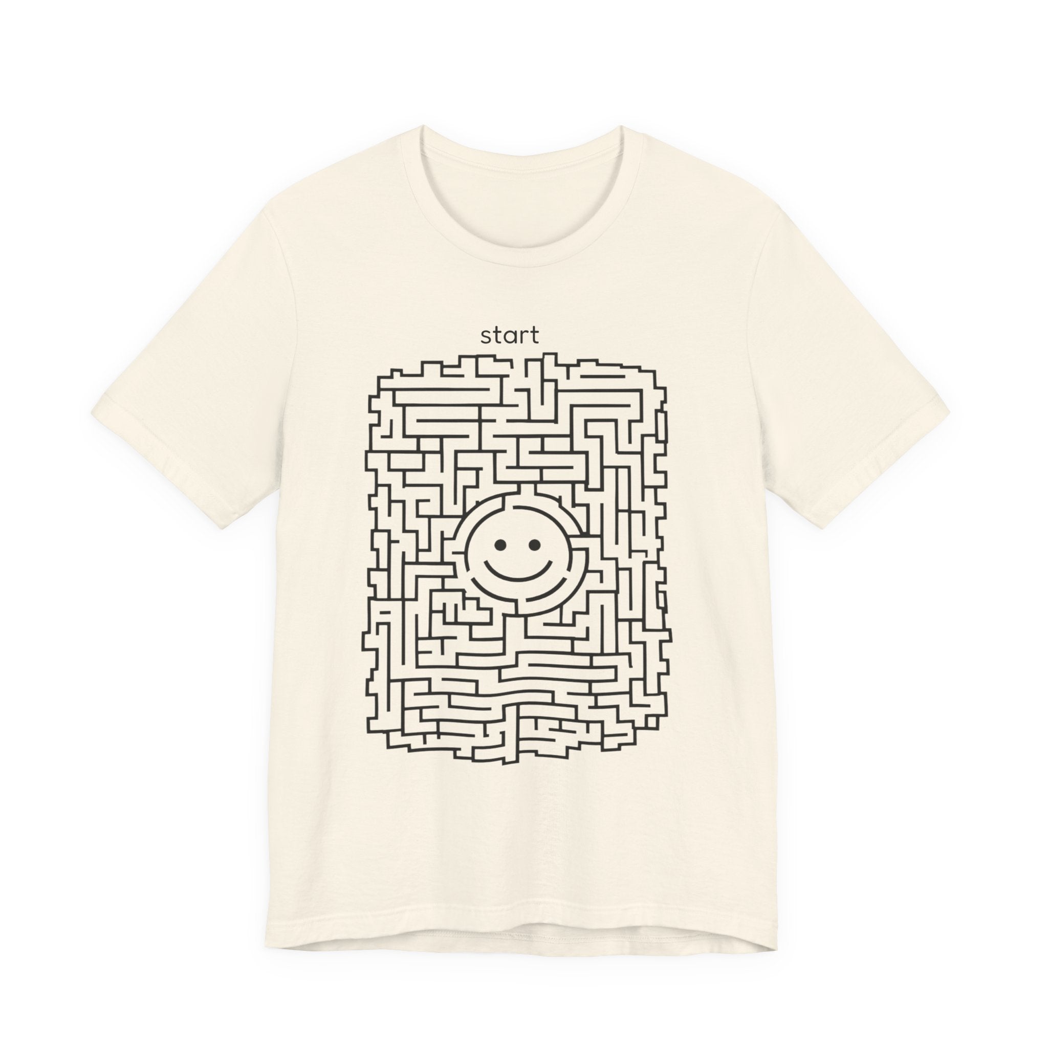 The "Pursuit of Happiness" Unsolvable Maze Tee | Funny Nihilist Graphic Shirt