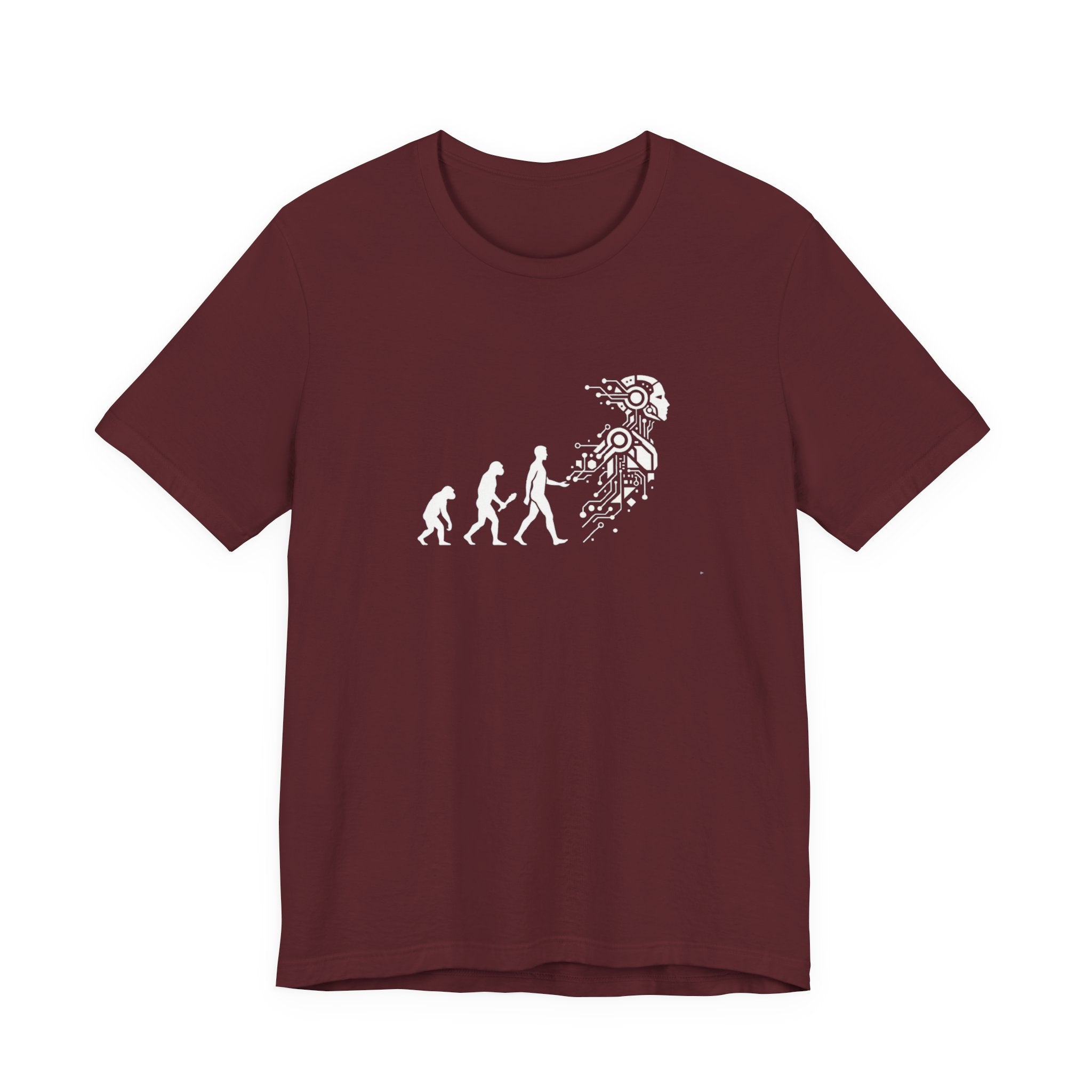 AI Evolution T-Shirt — From Ape to Algorithm