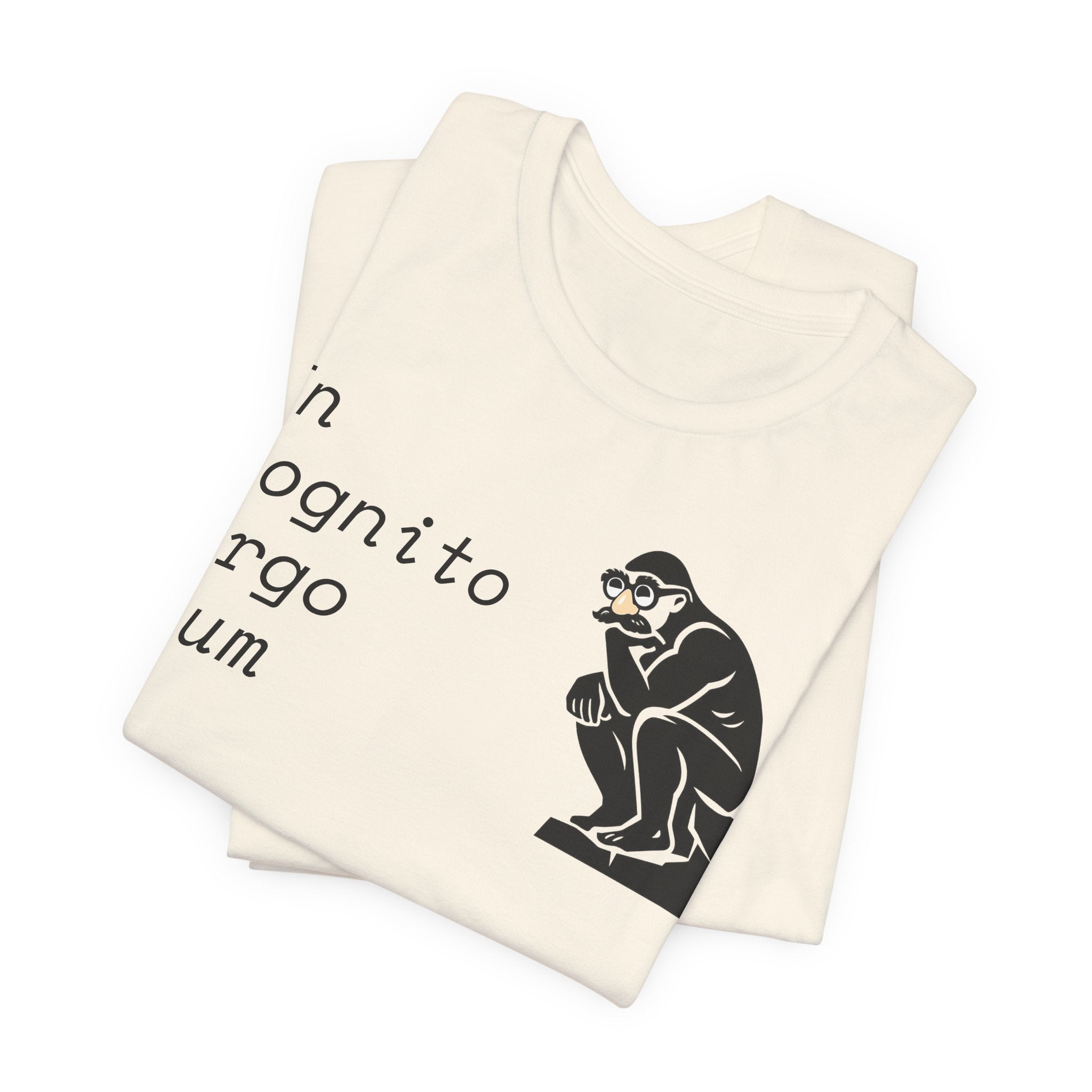 In Cognito Ergo Sum – Minimalist Philosophy T-Shirt