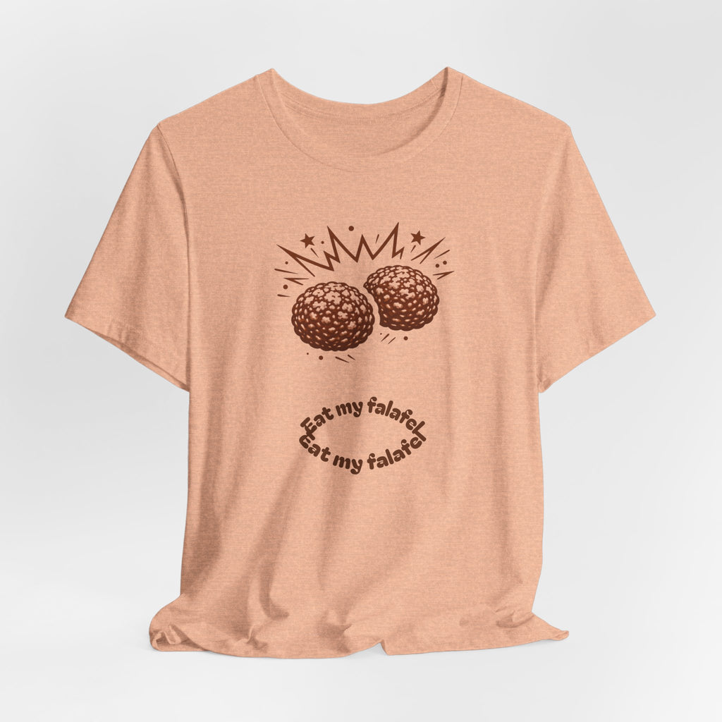 Eat My Falafel Graphic Tee | Sarcastic Middle Eastern Food Shirt | Edgy Humor