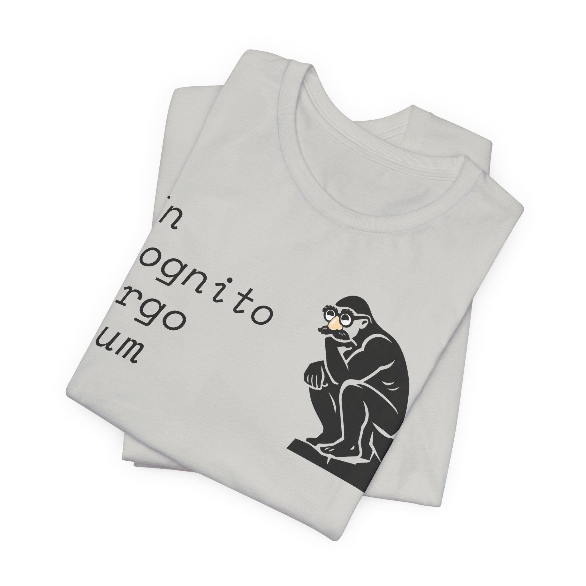 In Cognito Ergo Sum – Minimalist Philosophy T-Shirt