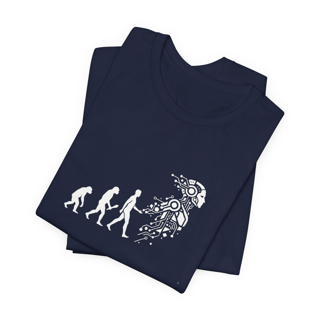 AI Evolution T-Shirt — From Ape to Algorithm