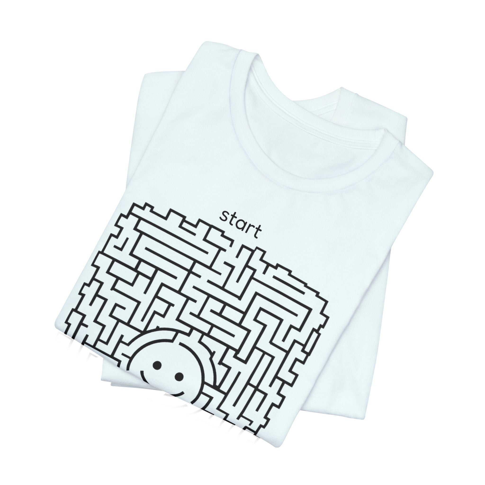 The "Pursuit of Happiness" Unsolvable Maze Tee | Funny Nihilist Graphic Shirt