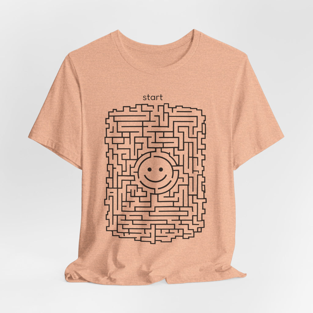 The "Pursuit of Happiness" Unsolvable Maze Tee | Funny Nihilist Graphic Shirt
