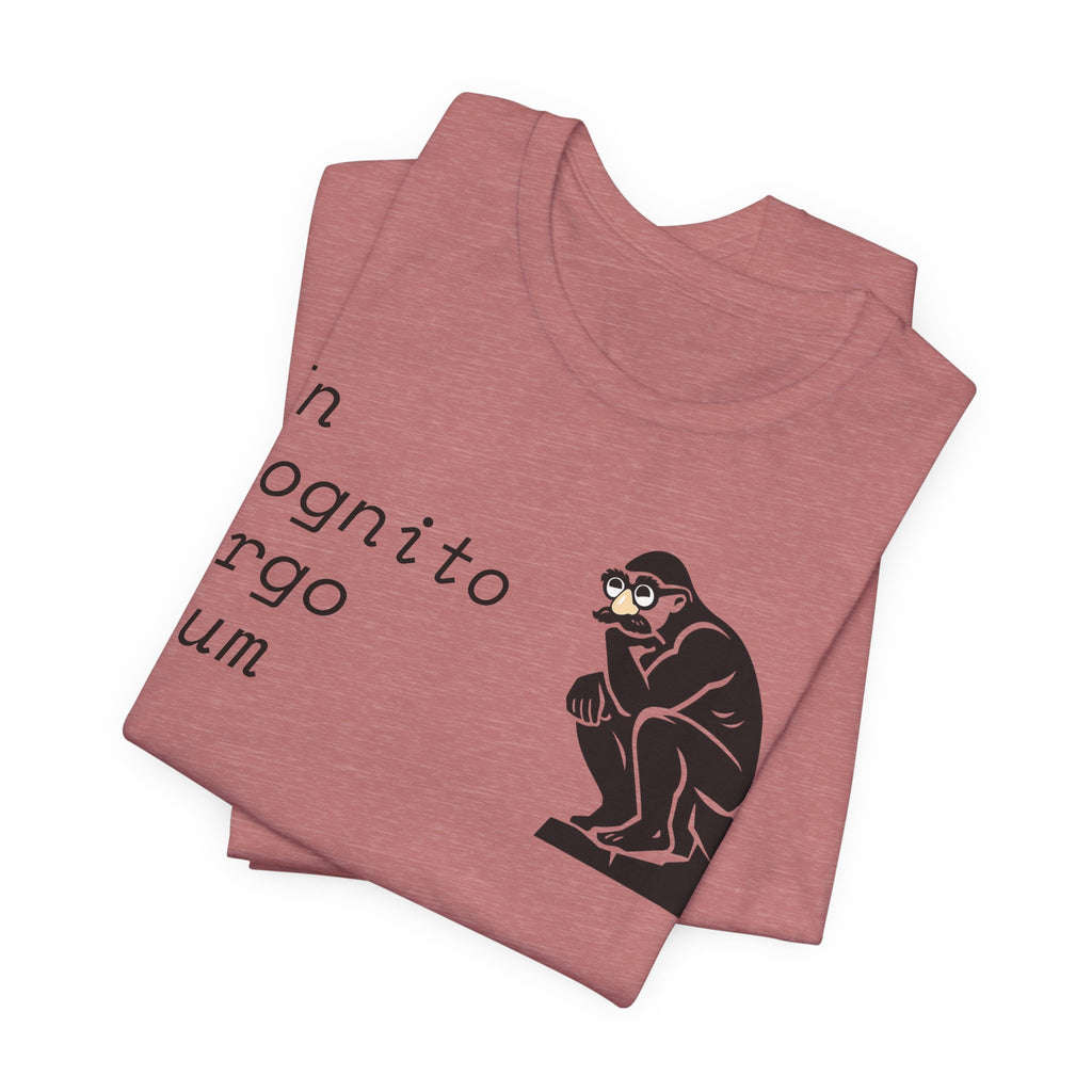 In Cognito Ergo Sum – Minimalist Philosophy T-Shirt
