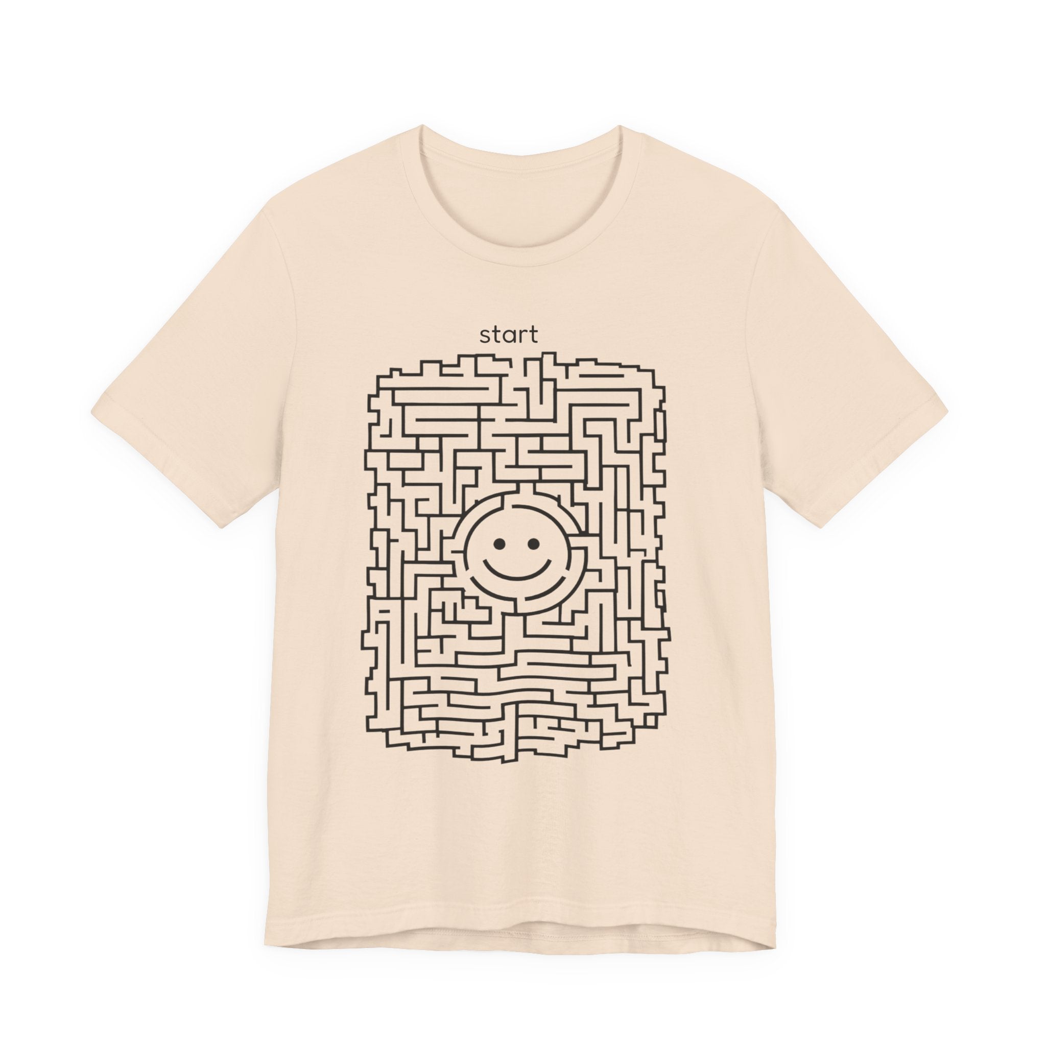 The "Pursuit of Happiness" Unsolvable Maze Tee | Funny Nihilist Graphic Shirt