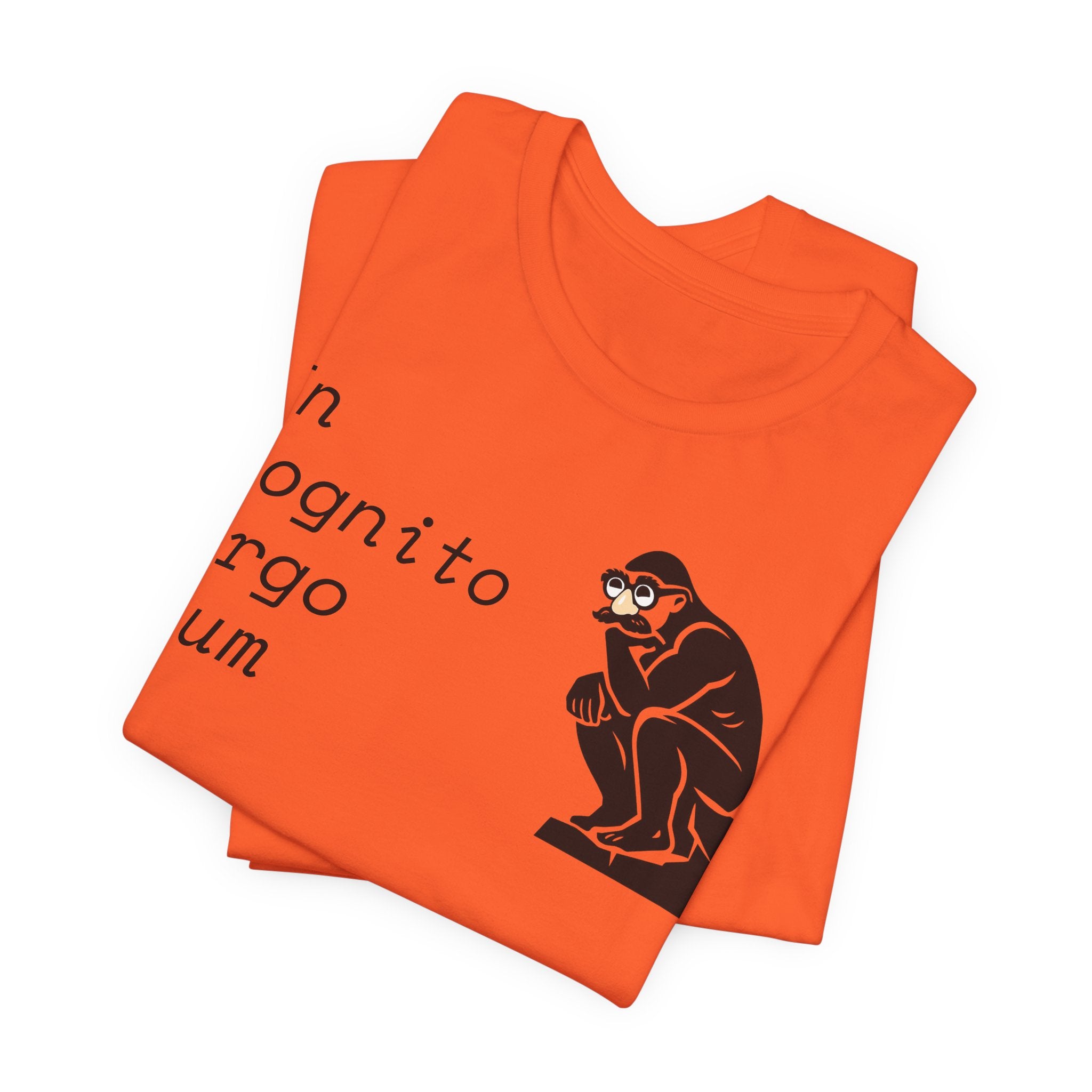 In Cognito Ergo Sum – Minimalist Philosophy T-Shirt