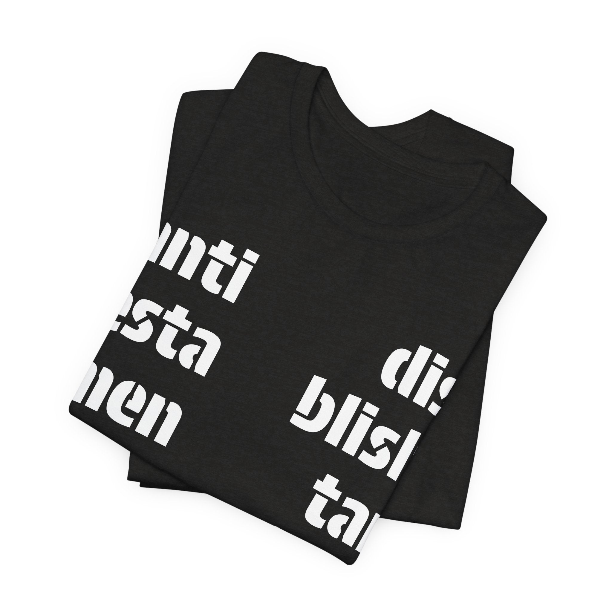 Antidisestablishmentarianism T-Shirt | Modern Typographic Grid Tee