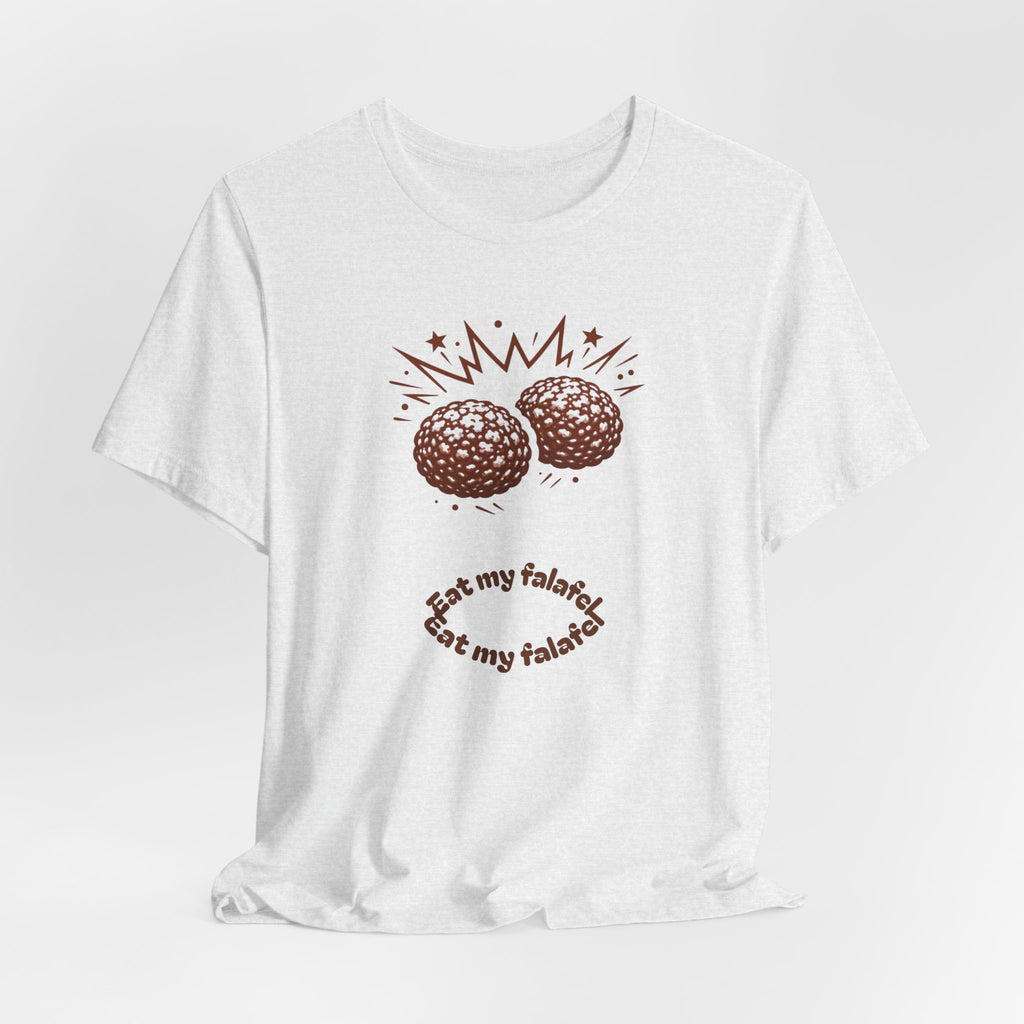 Eat My Falafel Graphic Tee | Sarcastic Middle Eastern Food Shirt | Edgy Humor