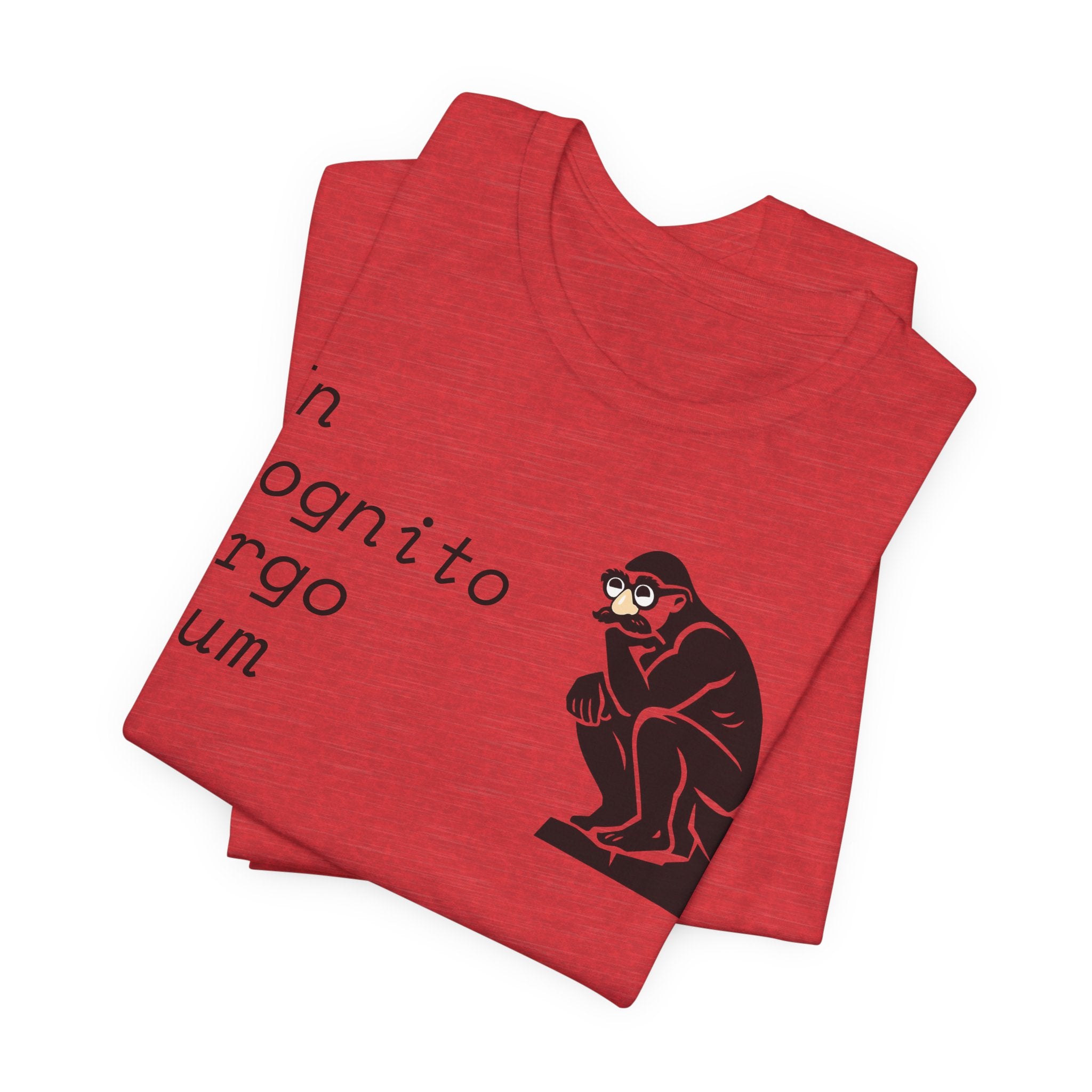 In Cognito Ergo Sum – Minimalist Philosophy T-Shirt