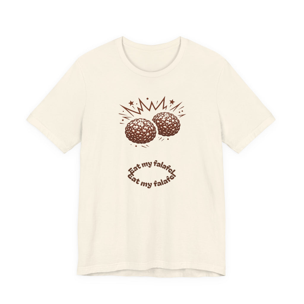 Eat My Falafel Graphic Tee | Sarcastic Middle Eastern Food Shirt | Edgy Humor