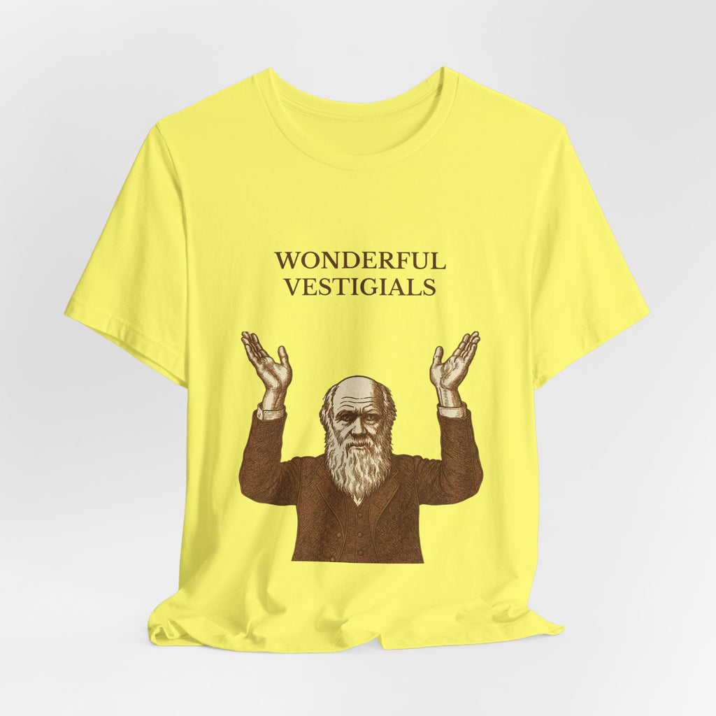 Wonderful Vestigials – Vintage Style Darwin Science Tee