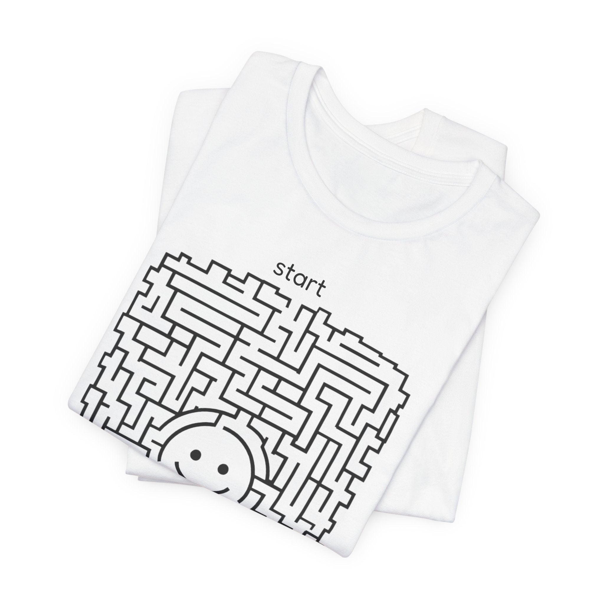 The "Pursuit of Happiness" Unsolvable Maze Tee | Funny Nihilist Graphic Shirt