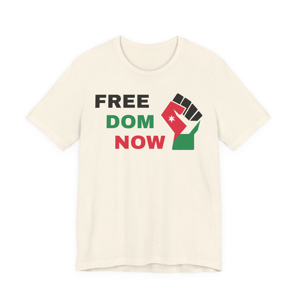 Freedom Now — Solidarity Fist Flag T-Shirt