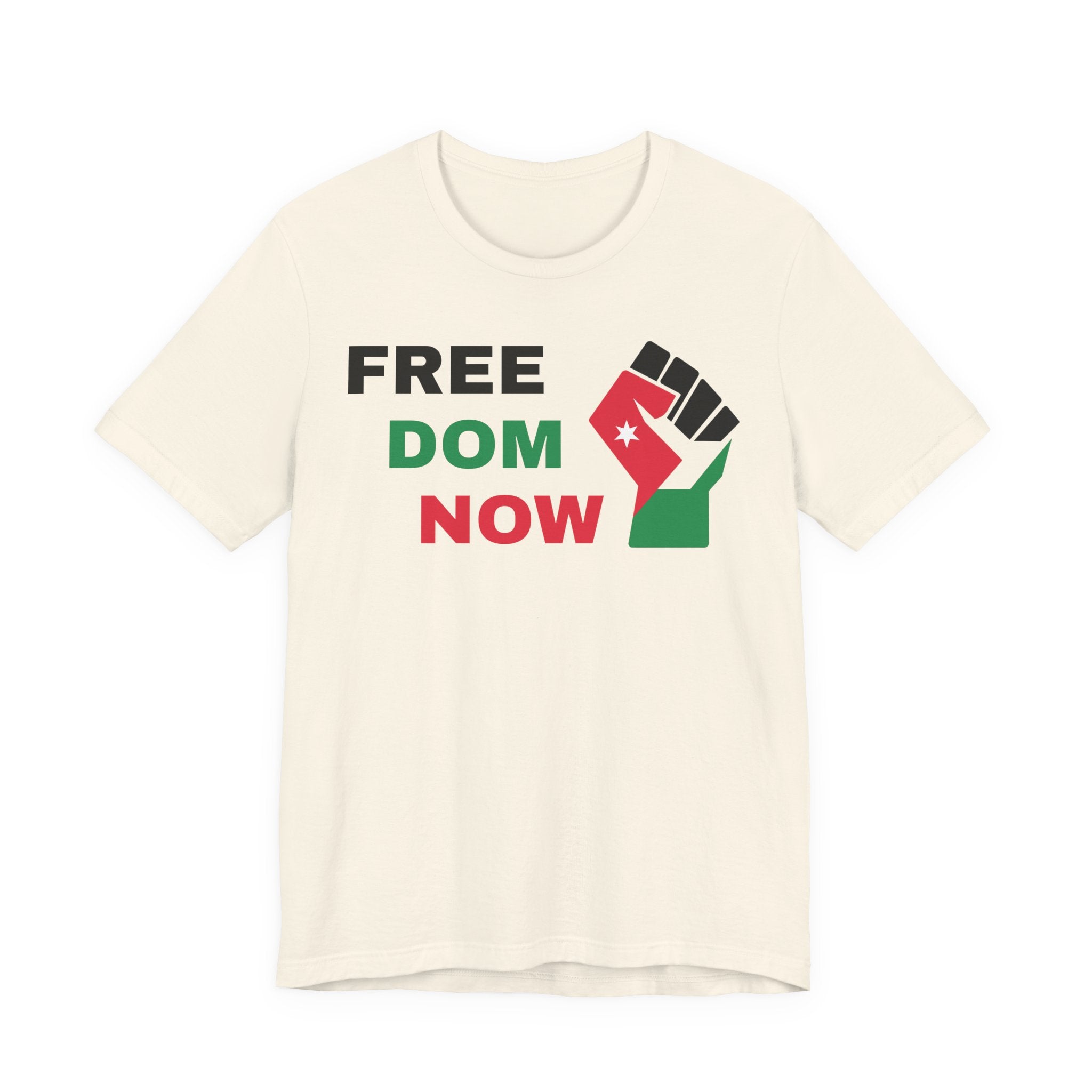 Freedom Now — Solidarity Fist Flag T-Shirt