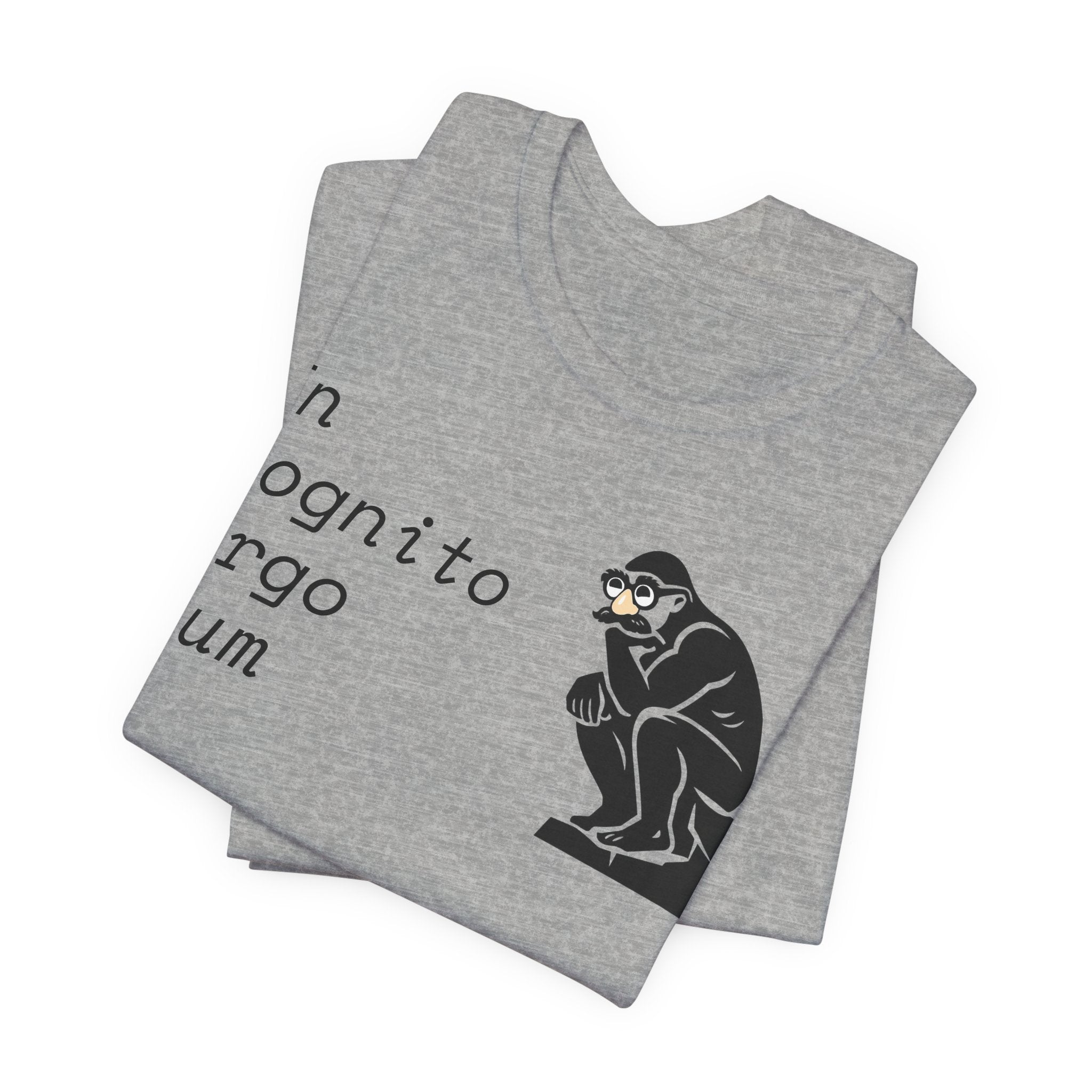 In Cognito Ergo Sum – Minimalist Philosophy T-Shirt