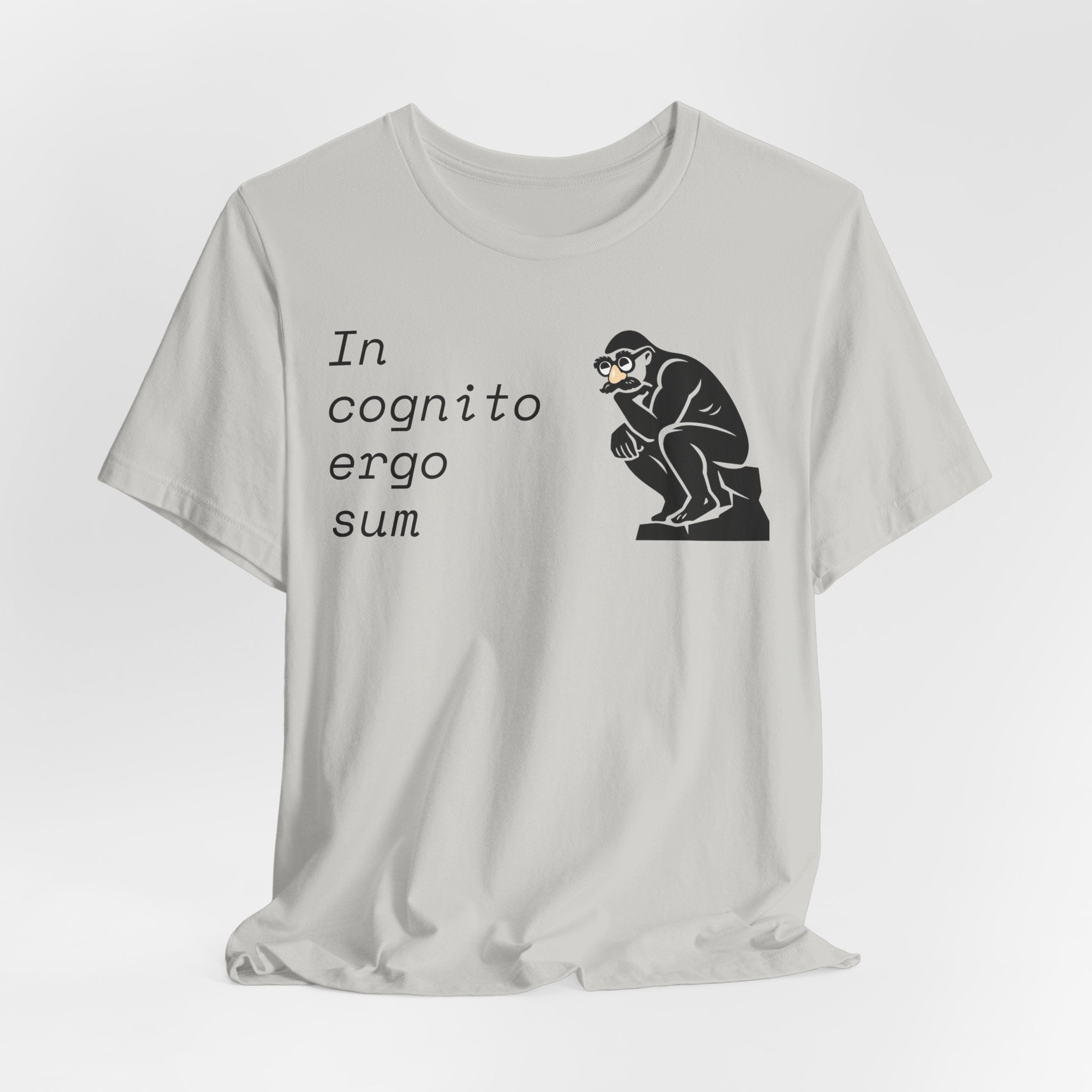 In Cognito Ergo Sum – Minimalist Philosophy T-Shirt