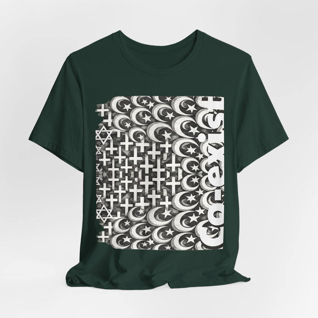Wear Peace: Coexist Religious Tolerance & Diversity Tee