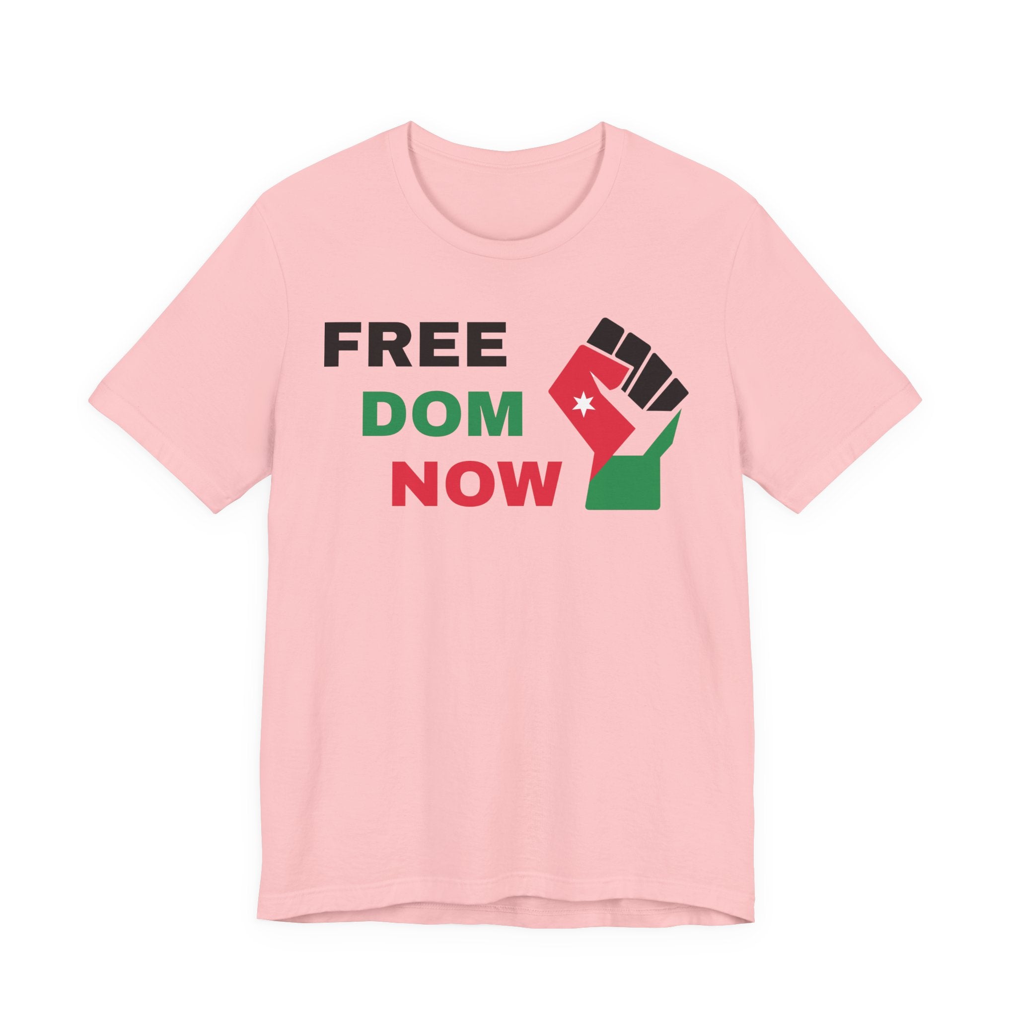 Freedom Now — Solidarity Fist Flag T-Shirt