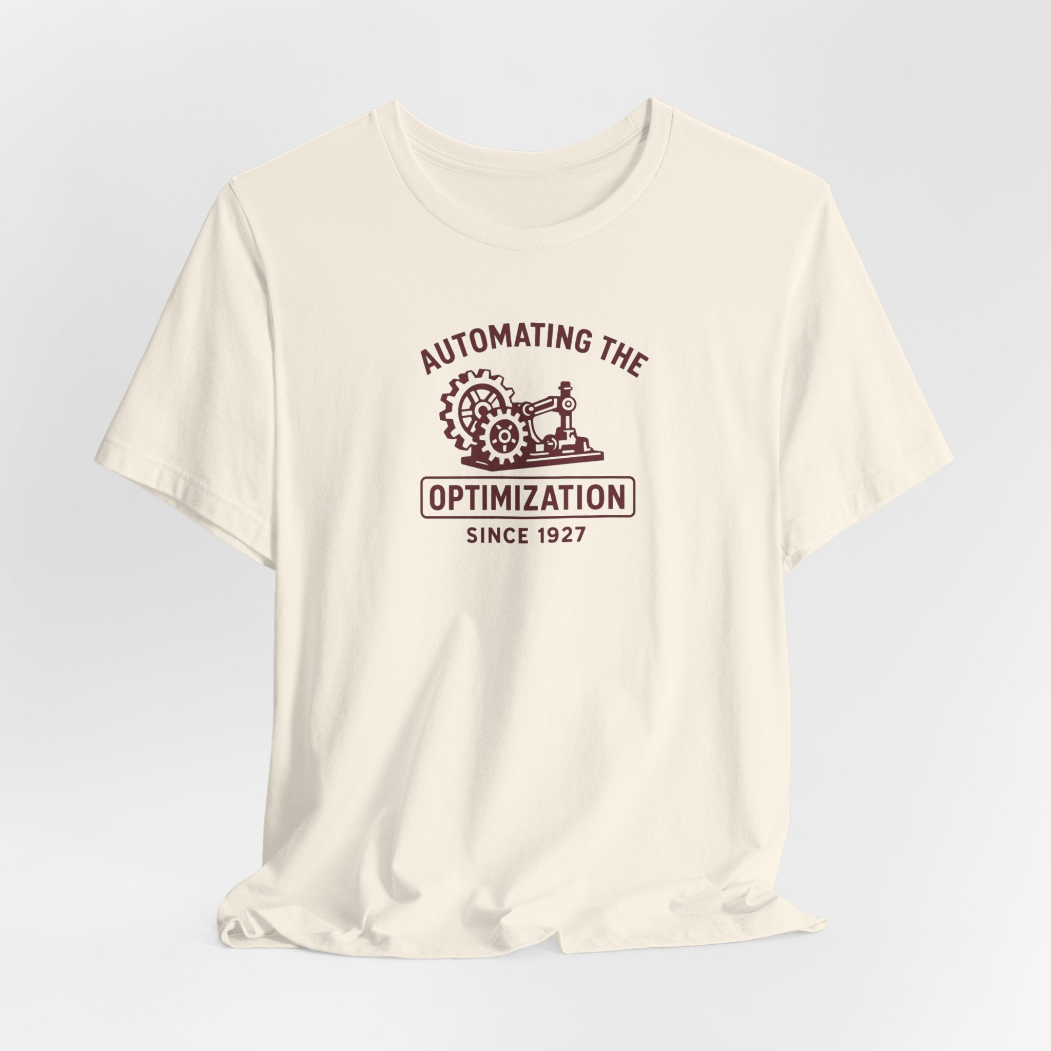 Automating the Optimization T-Shirt | Vintage Industrial Engineering Tee | Retro Tech Humor