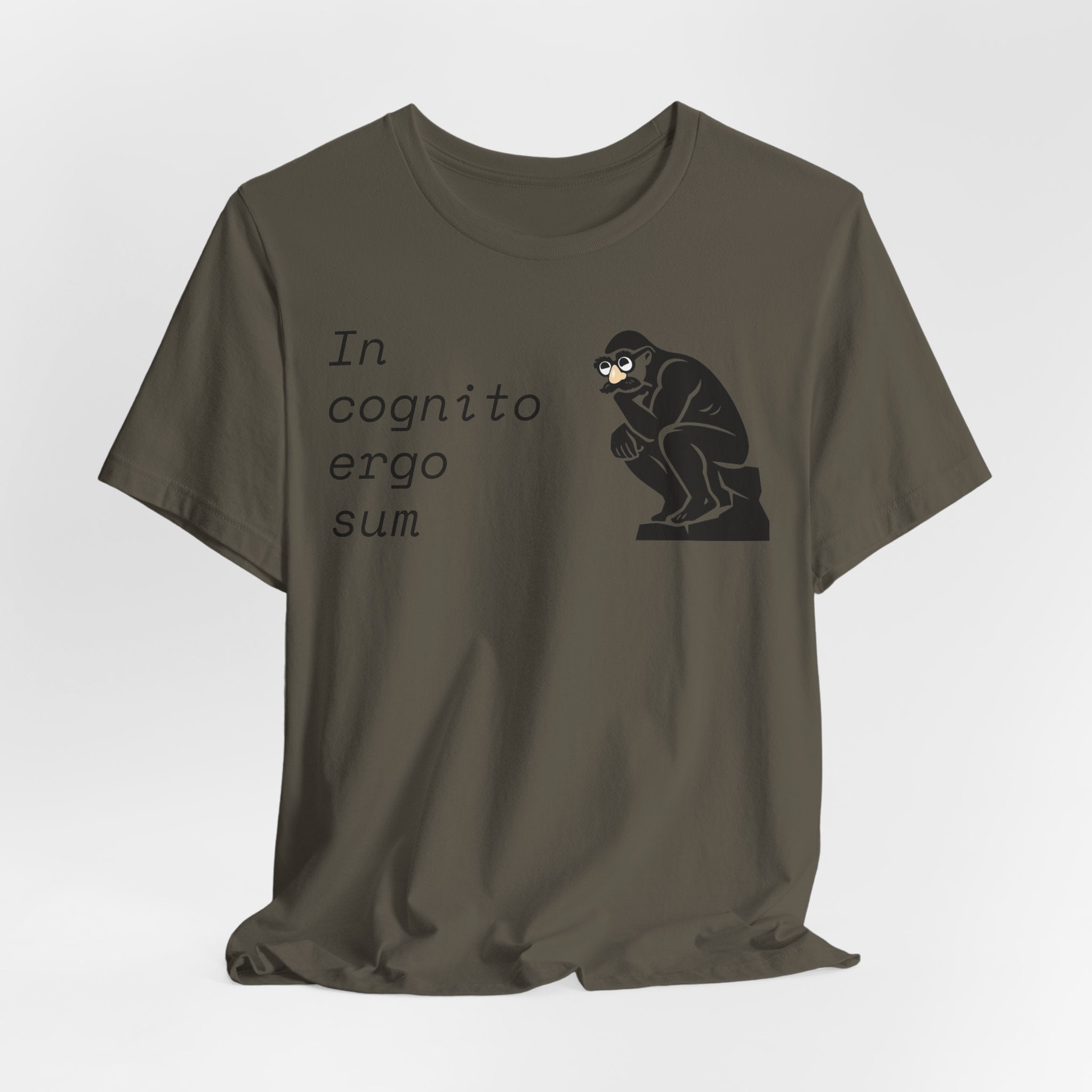 In Cognito Ergo Sum – Minimalist Philosophy T-Shirt