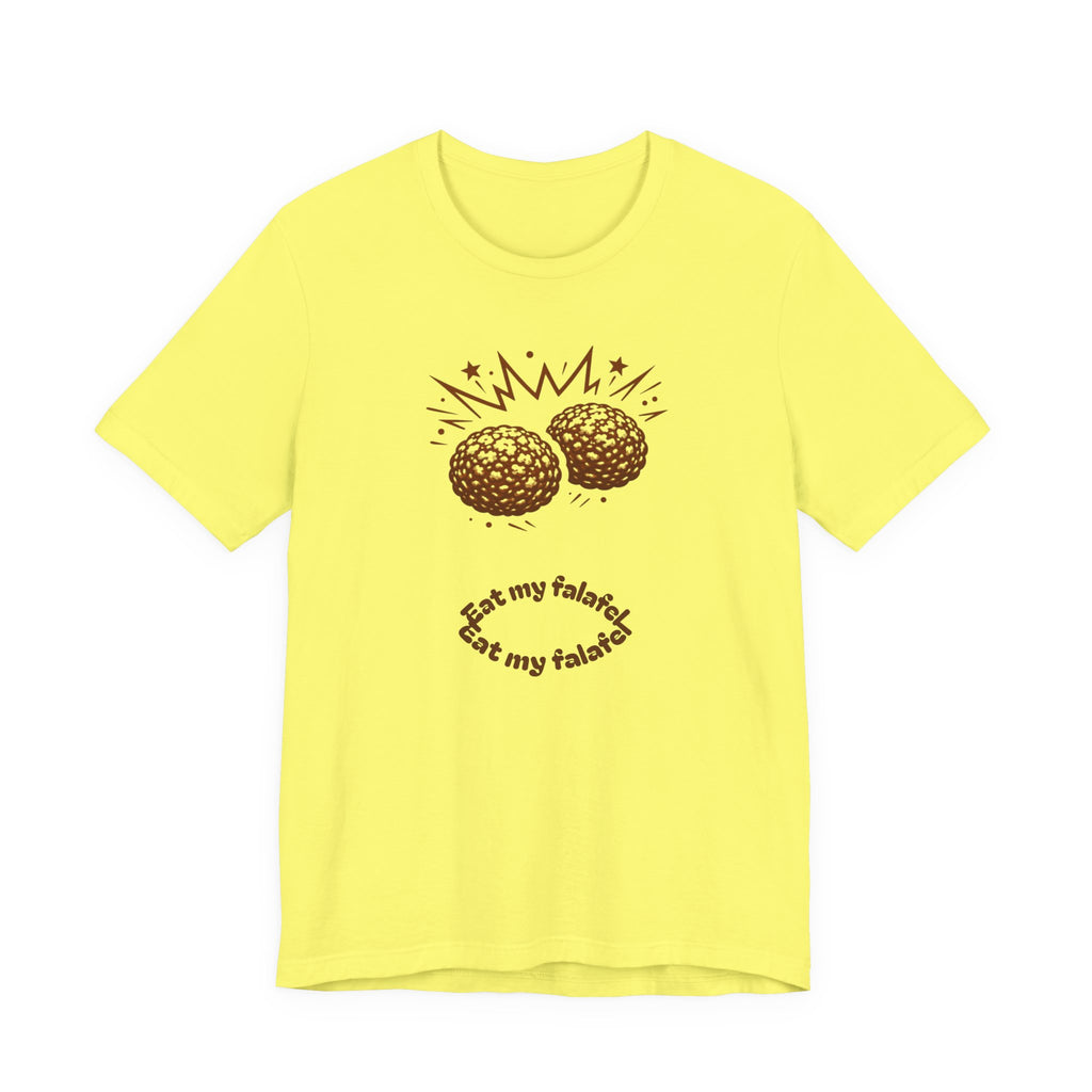 Eat My Falafel Graphic Tee | Sarcastic Middle Eastern Food Shirt | Edgy Humor
