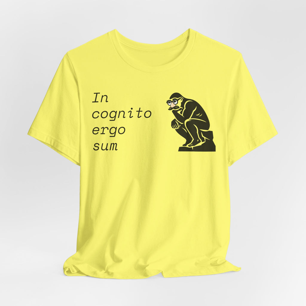 In Cognito Ergo Sum – Minimalist Philosophy T-Shirt
