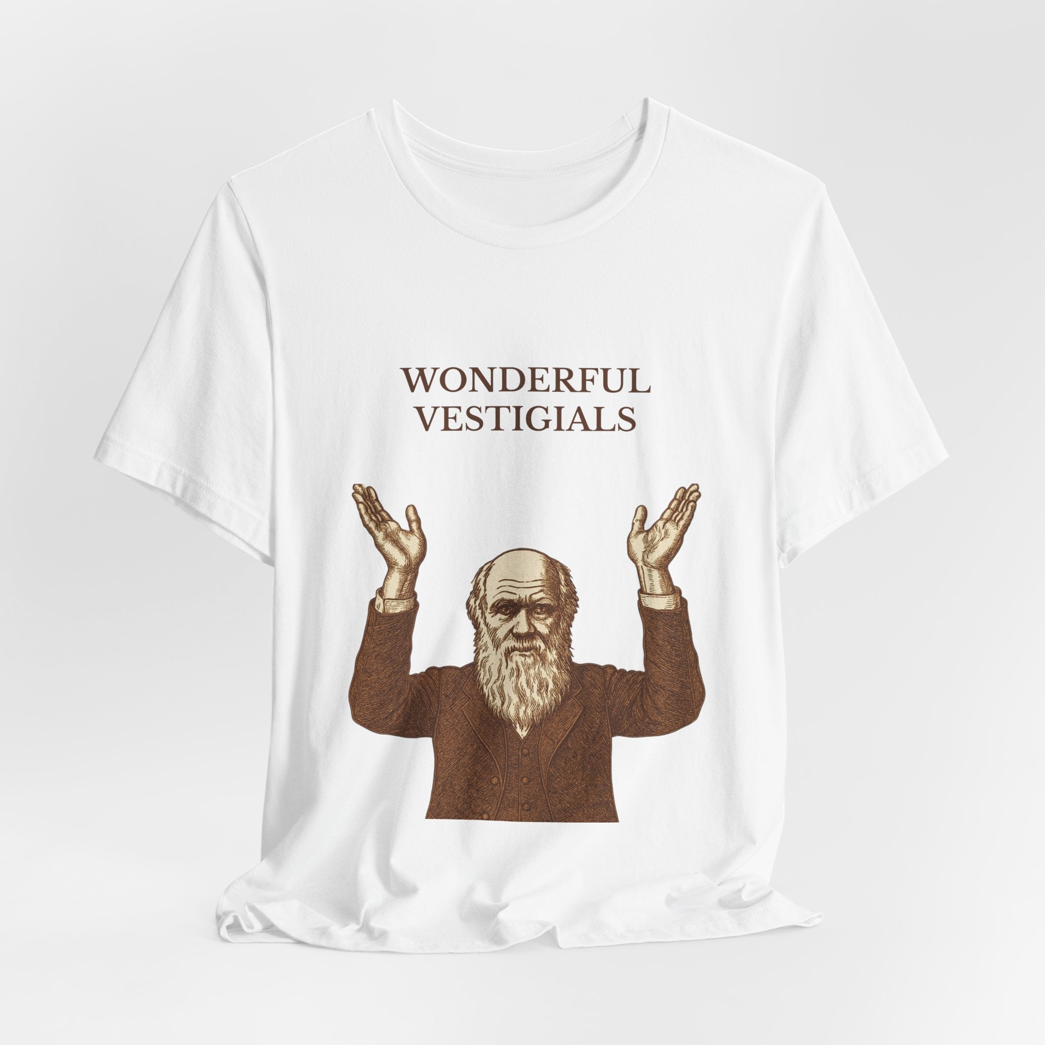 Wonderful Vestigials – Vintage Style Darwin Science Tee