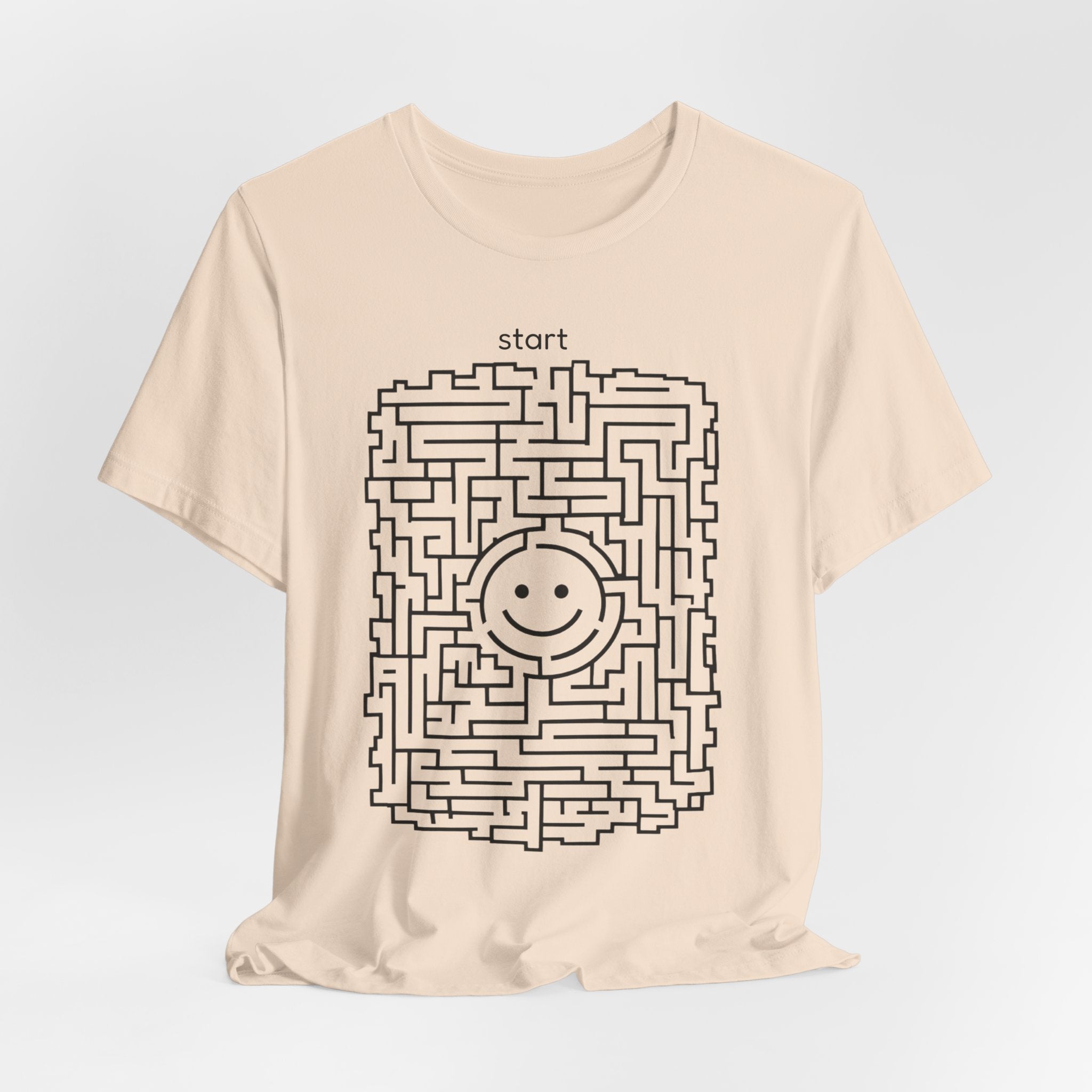 The "Pursuit of Happiness" Unsolvable Maze Tee | Funny Nihilist Graphic Shirt