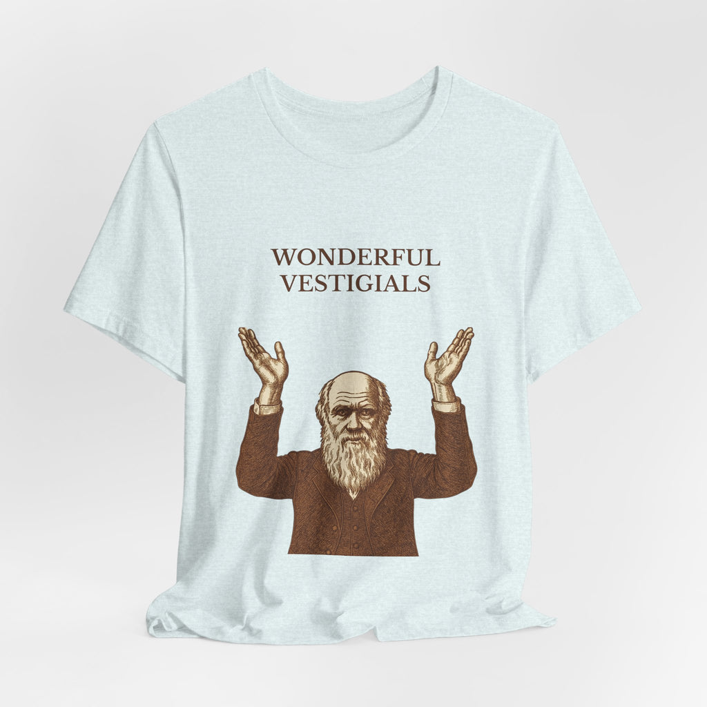 Wonderful Vestigials – Vintage Style Darwin Science Tee