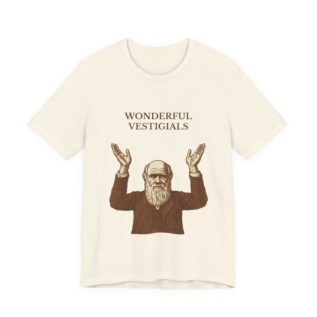 Wonderful Vestigials – Vintage Style Darwin Science Tee
