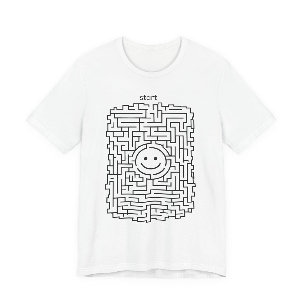 The "Pursuit of Happiness" Unsolvable Maze Tee | Funny Nihilist Graphic Shirt