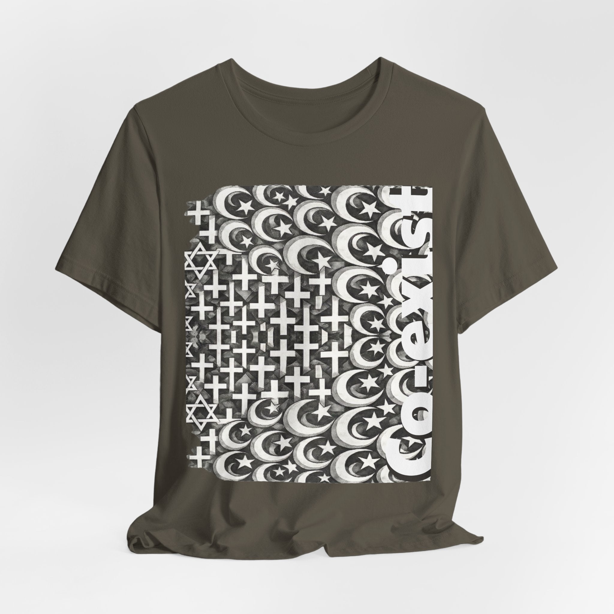 Wear Peace: Coexist Religious Tolerance & Diversity Tee