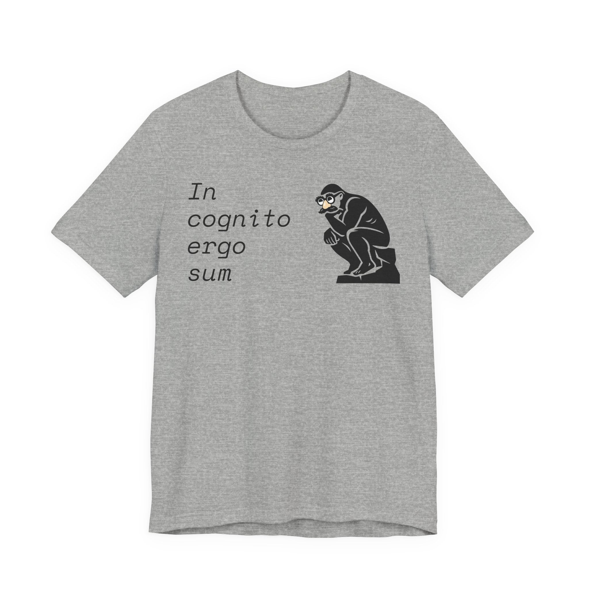 In Cognito Ergo Sum – Minimalist Philosophy T-Shirt