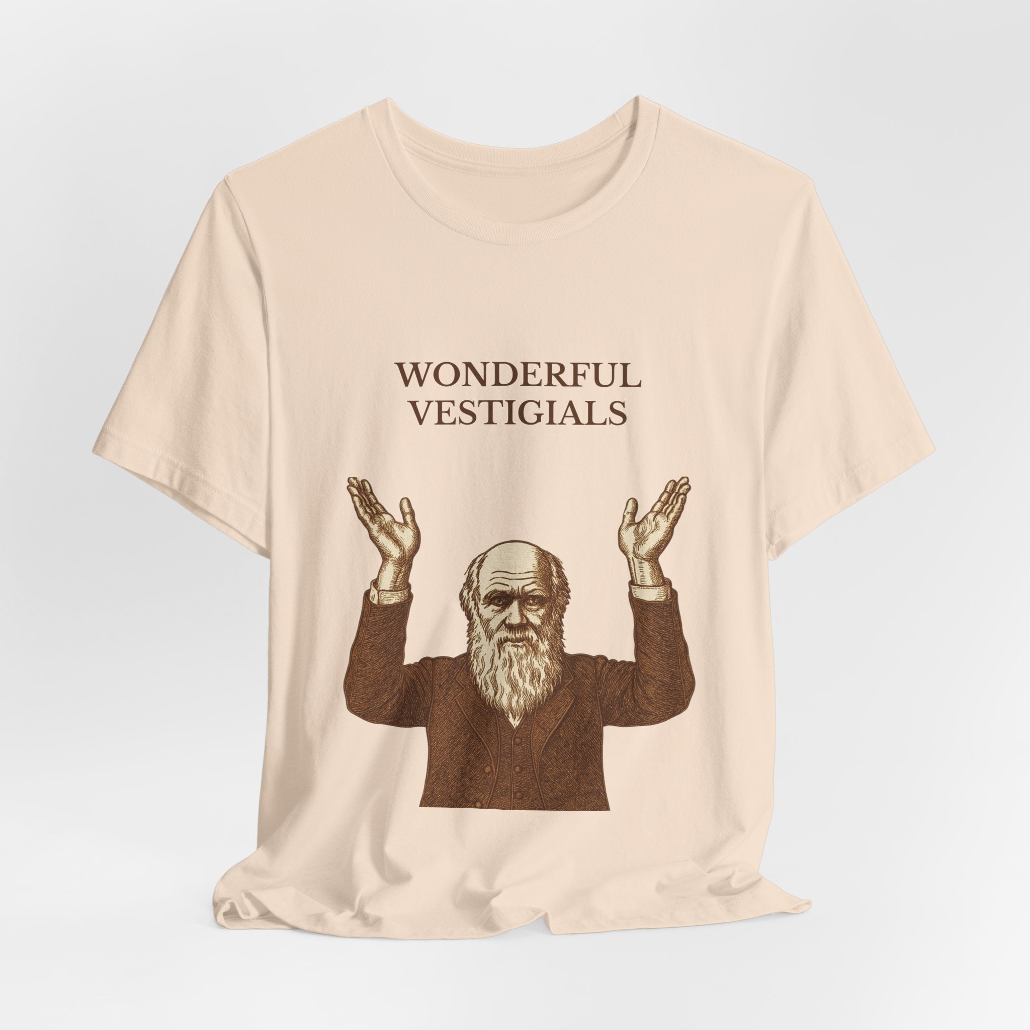 Wonderful Vestigials – Vintage Style Darwin Science Tee