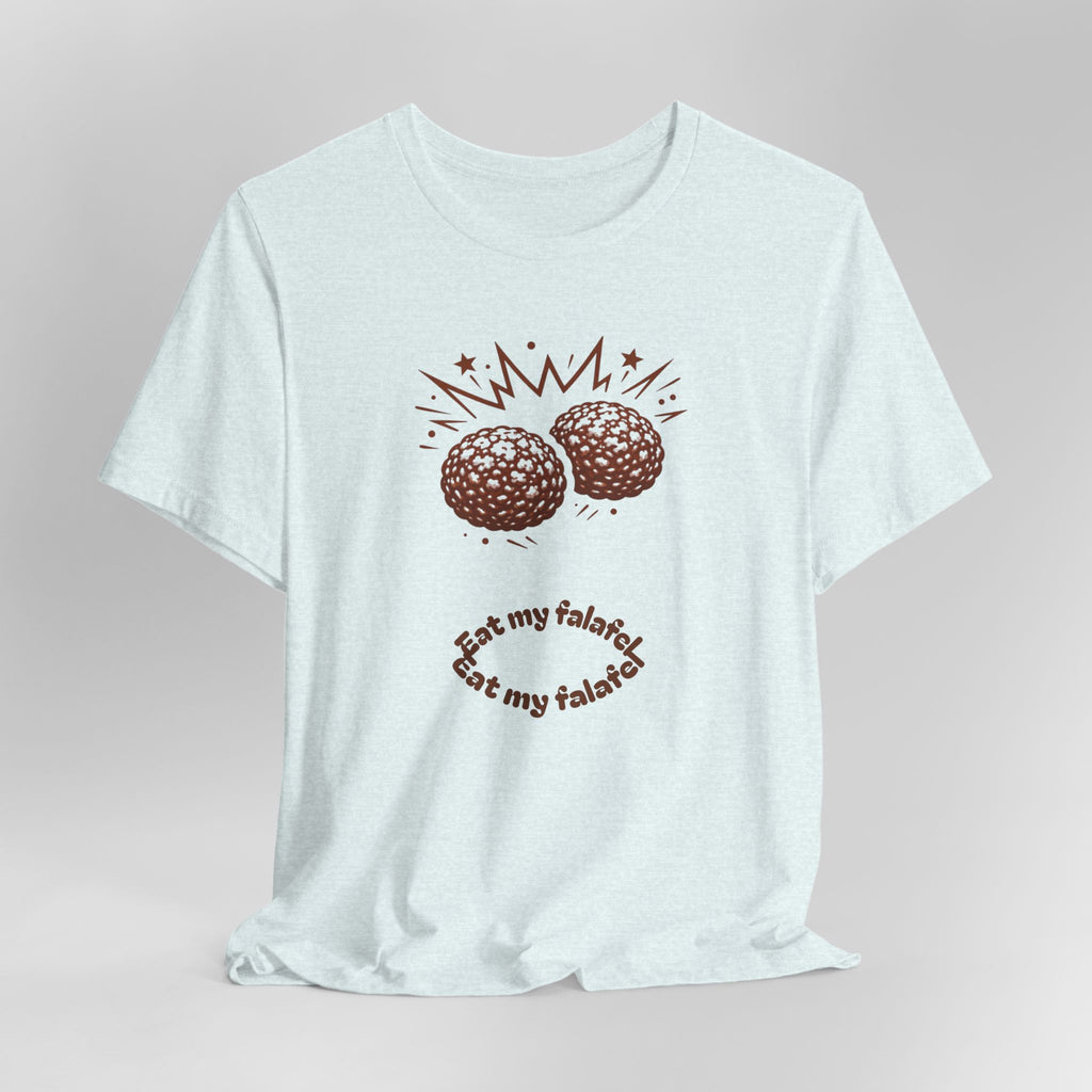 Eat My Falafel Graphic Tee | Sarcastic Middle Eastern Food Shirt | Edgy Humor