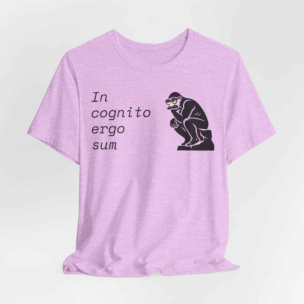 In Cognito Ergo Sum – Minimalist Philosophy T-Shirt
