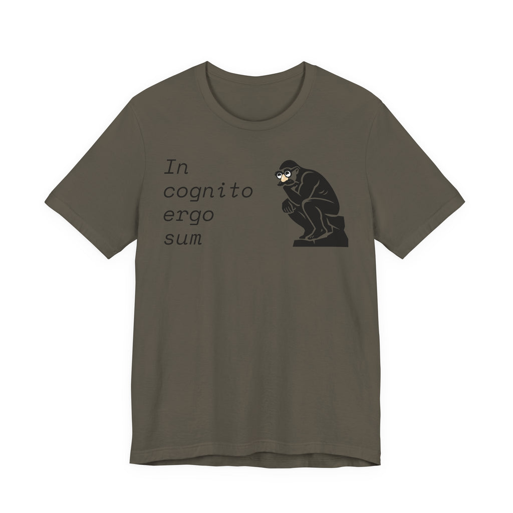 In Cognito Ergo Sum – Minimalist Philosophy T-Shirt